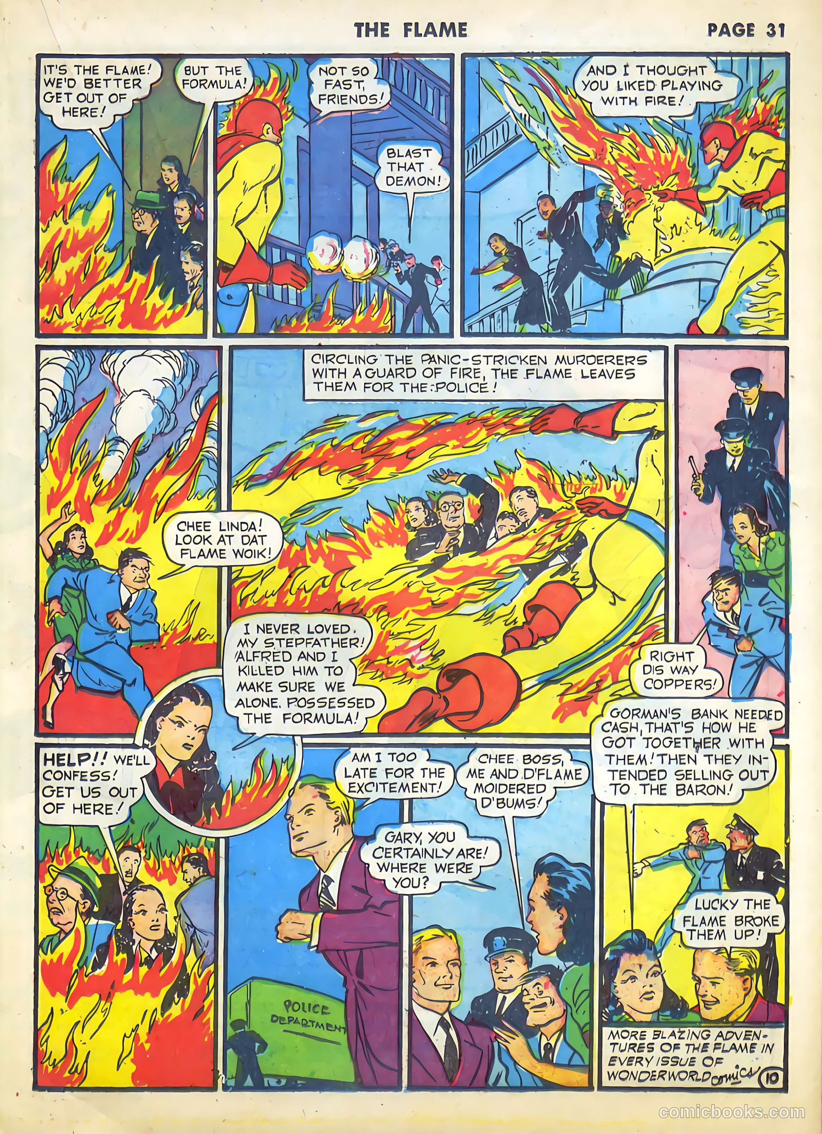 The Flame #7 (1941) — page 32 of 66