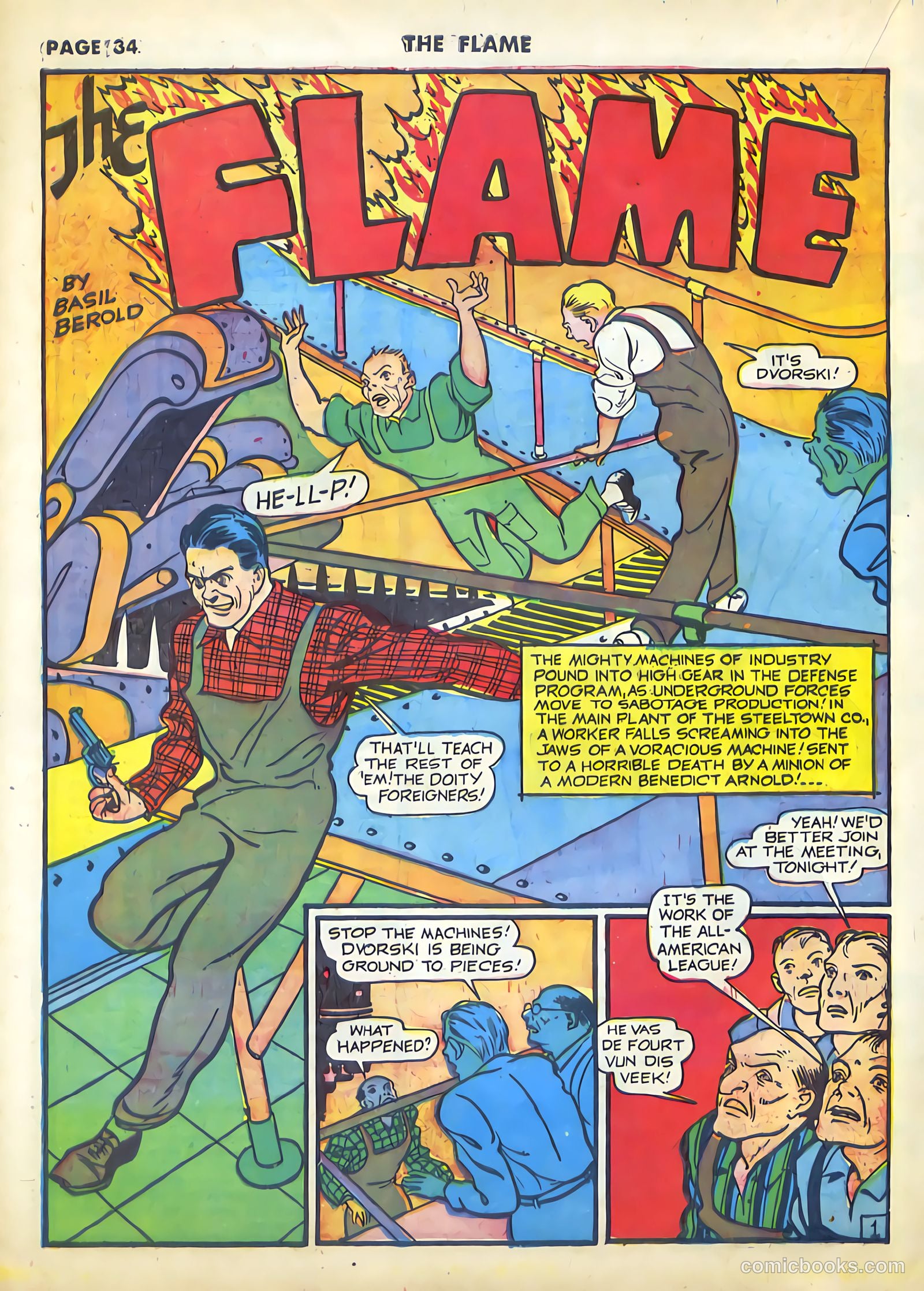 The Flame #7 (1941) — page 35 of 66