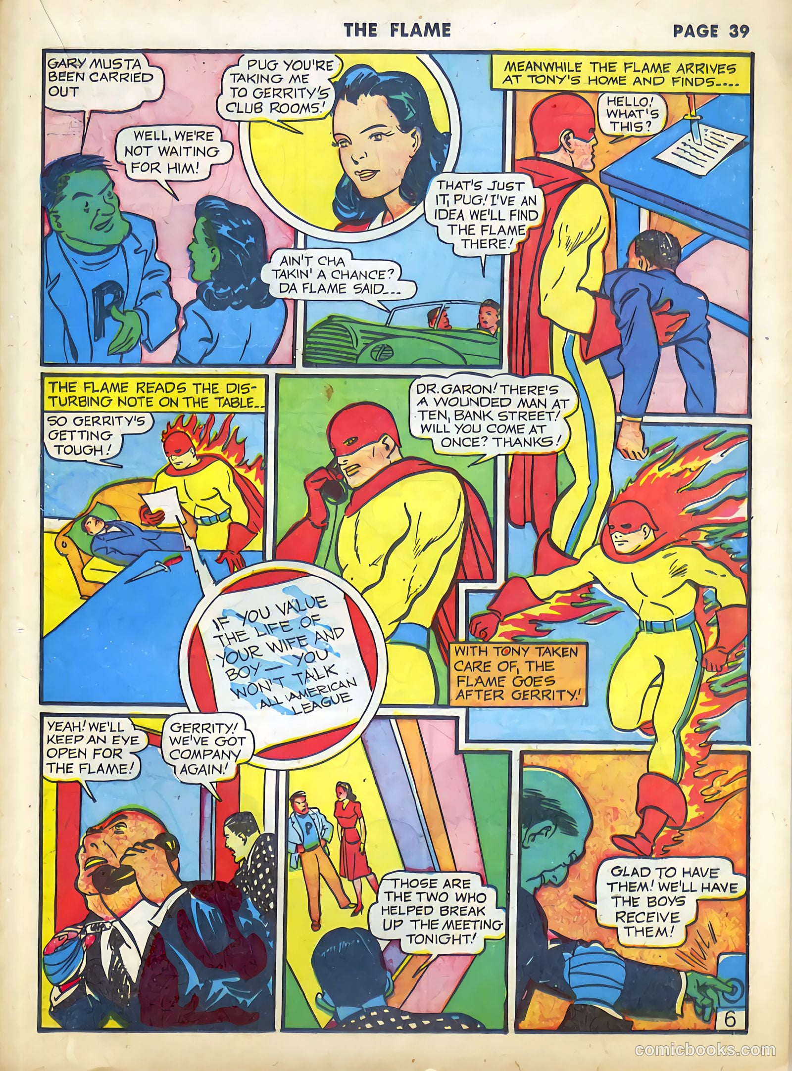 The Flame #7 (1941) — page 40 of 66