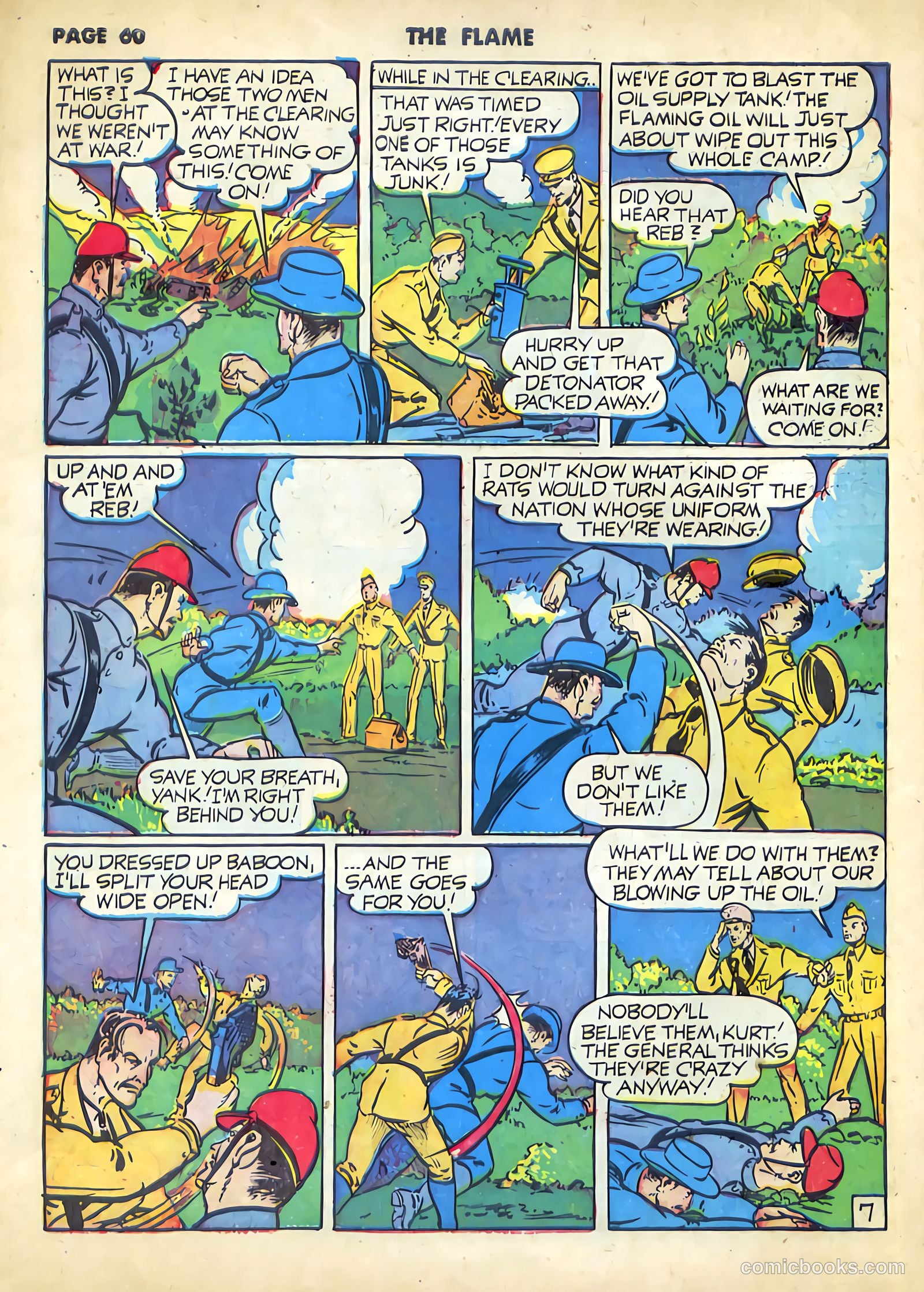 The Flame #7 (1941) — page 61 of 66