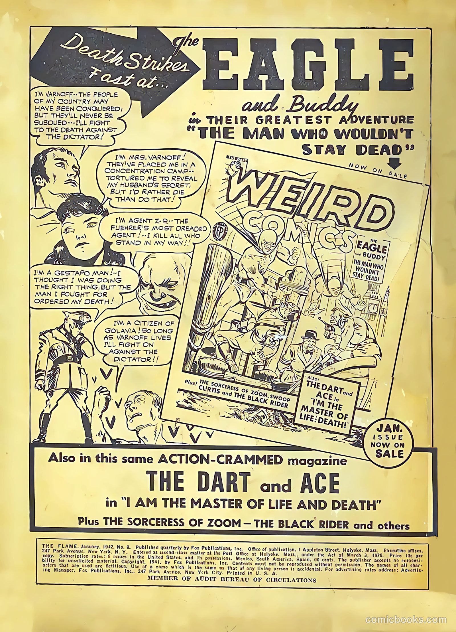 The Flame #8 (1942) — page 2 of 68