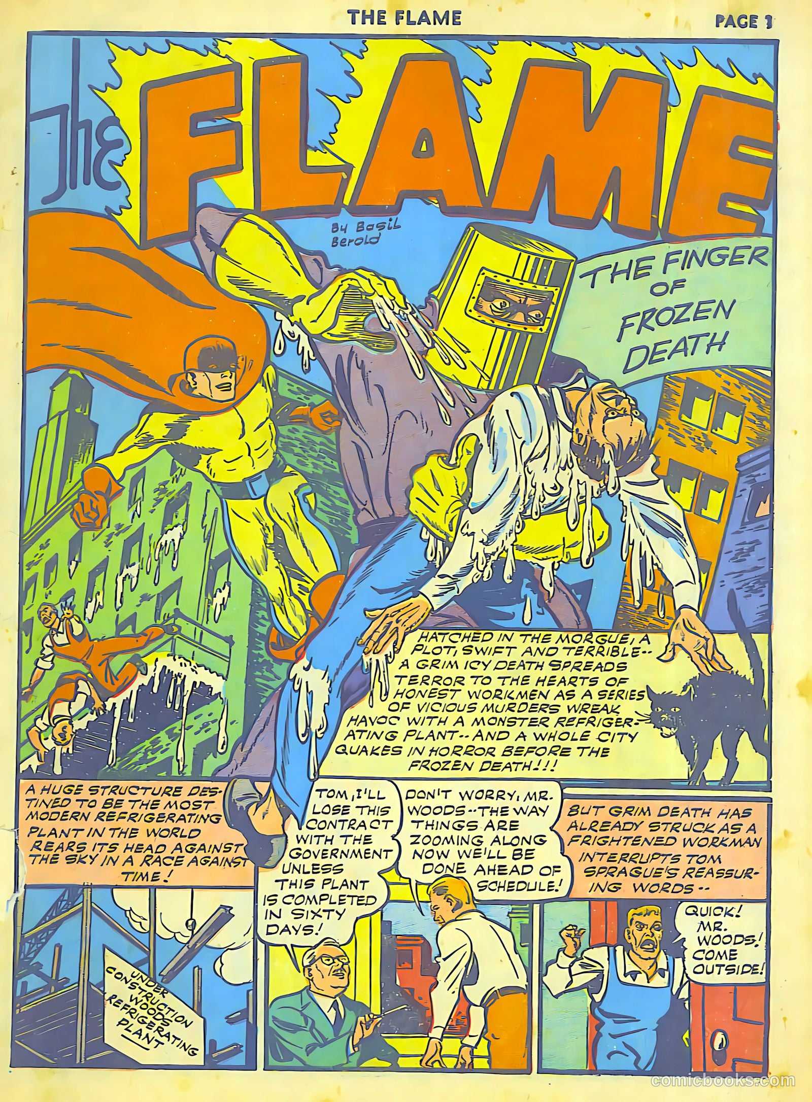 The Flame #8 (1942) — page 3 of 68