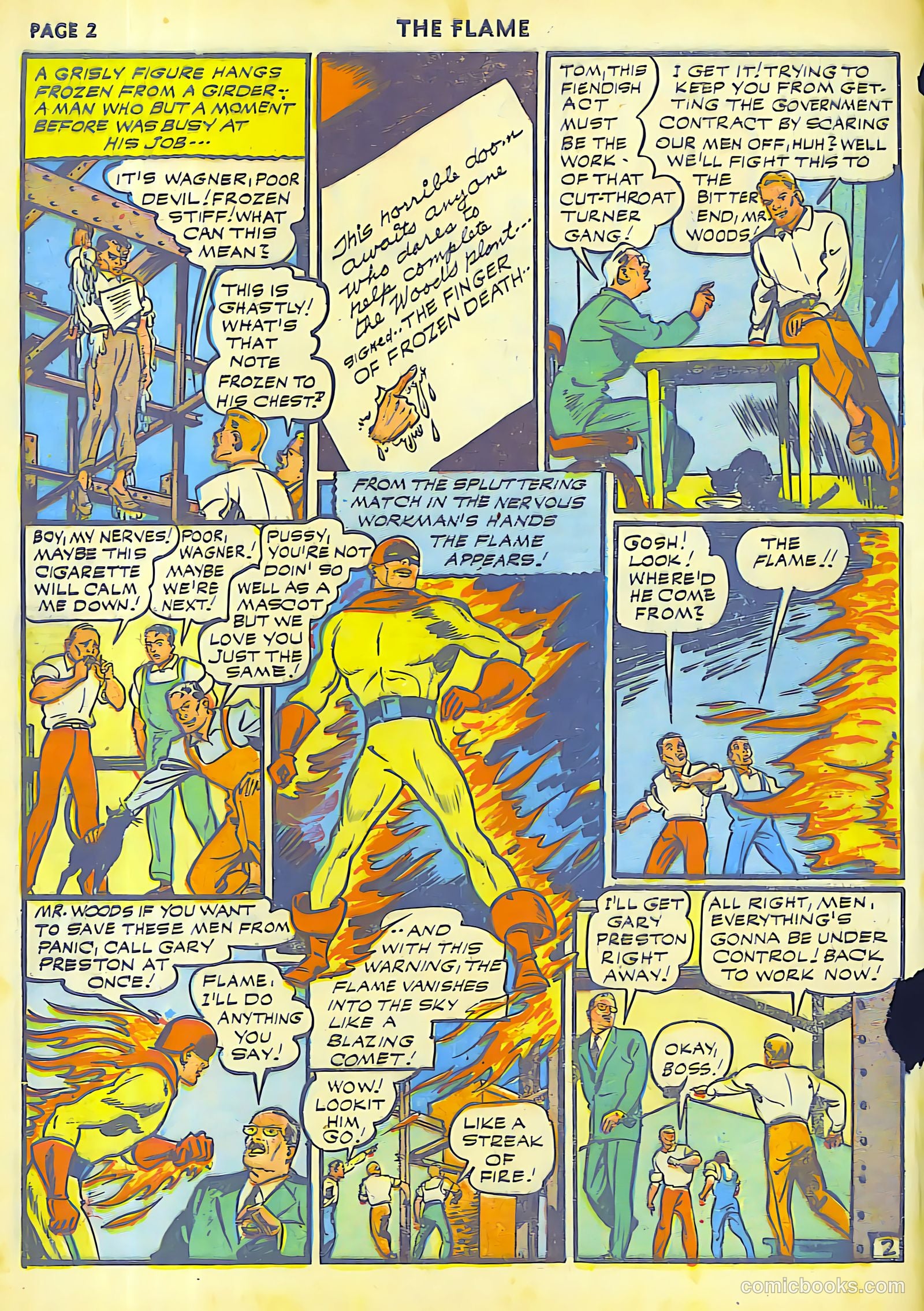 The Flame #8 (1942) — page 4 of 68