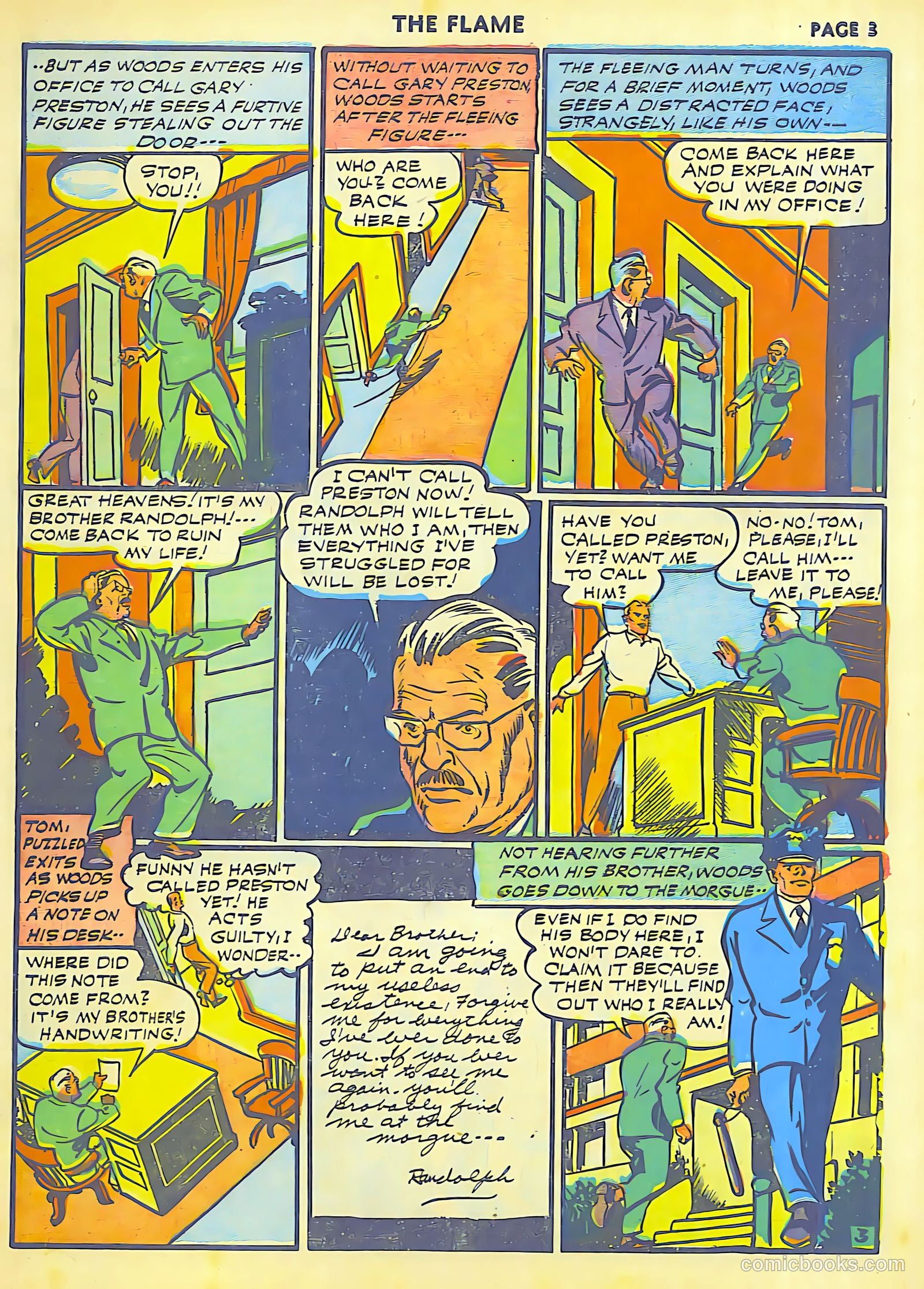 The Flame #8 (1942) — page 5 of 68