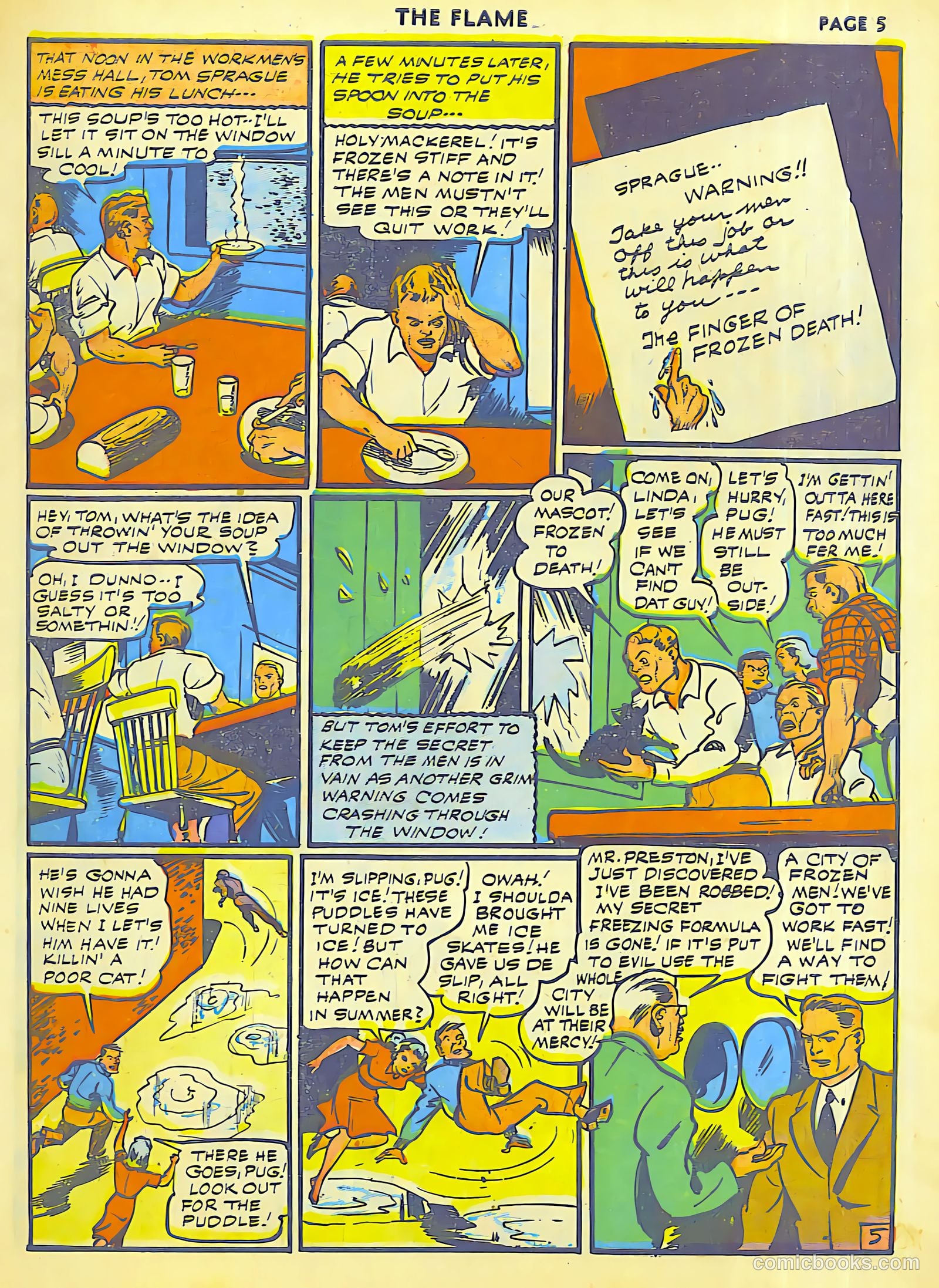 The Flame #8 (1942) — page 7 of 68