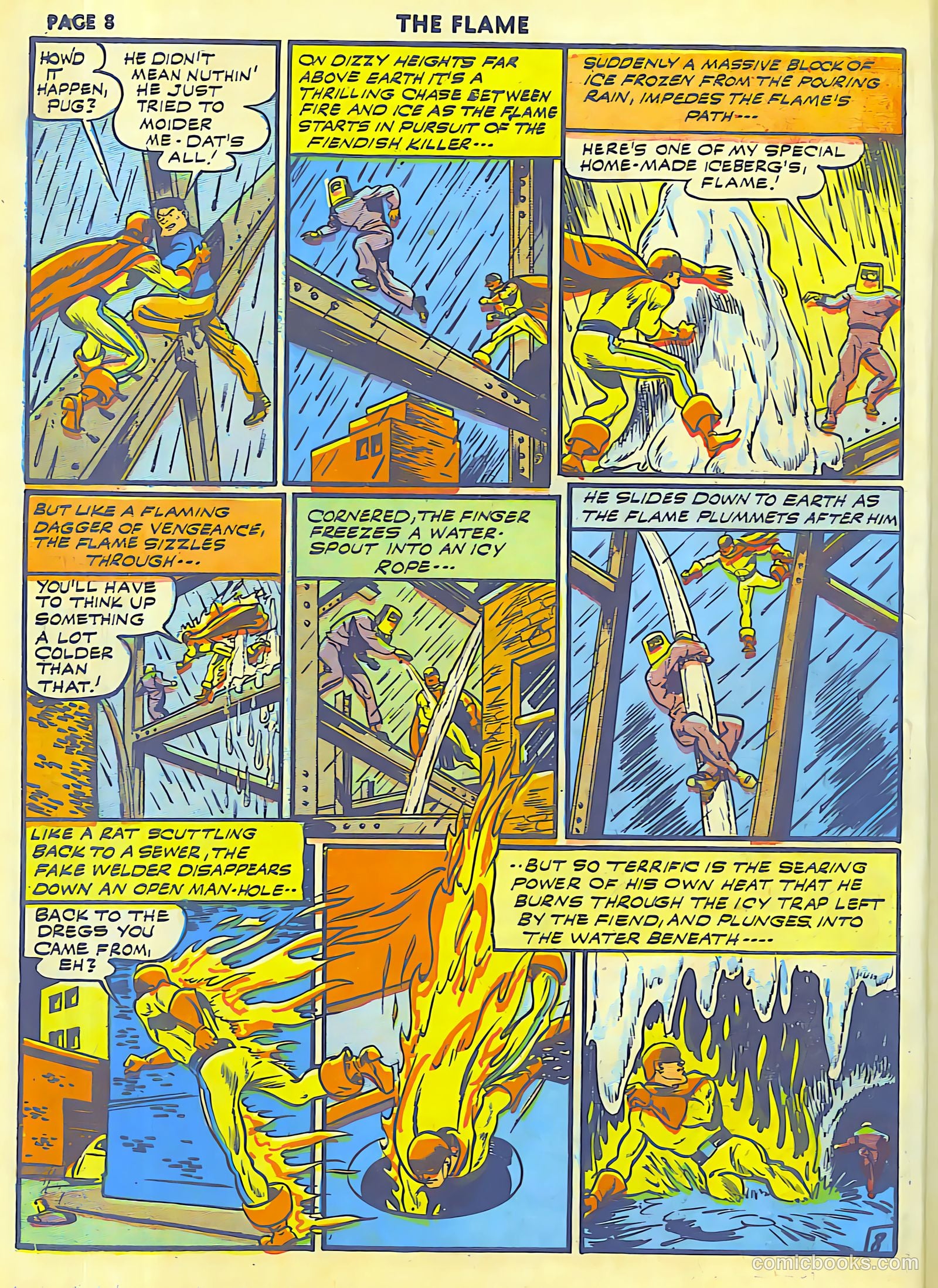 The Flame #8 (1942) — page 10 of 68