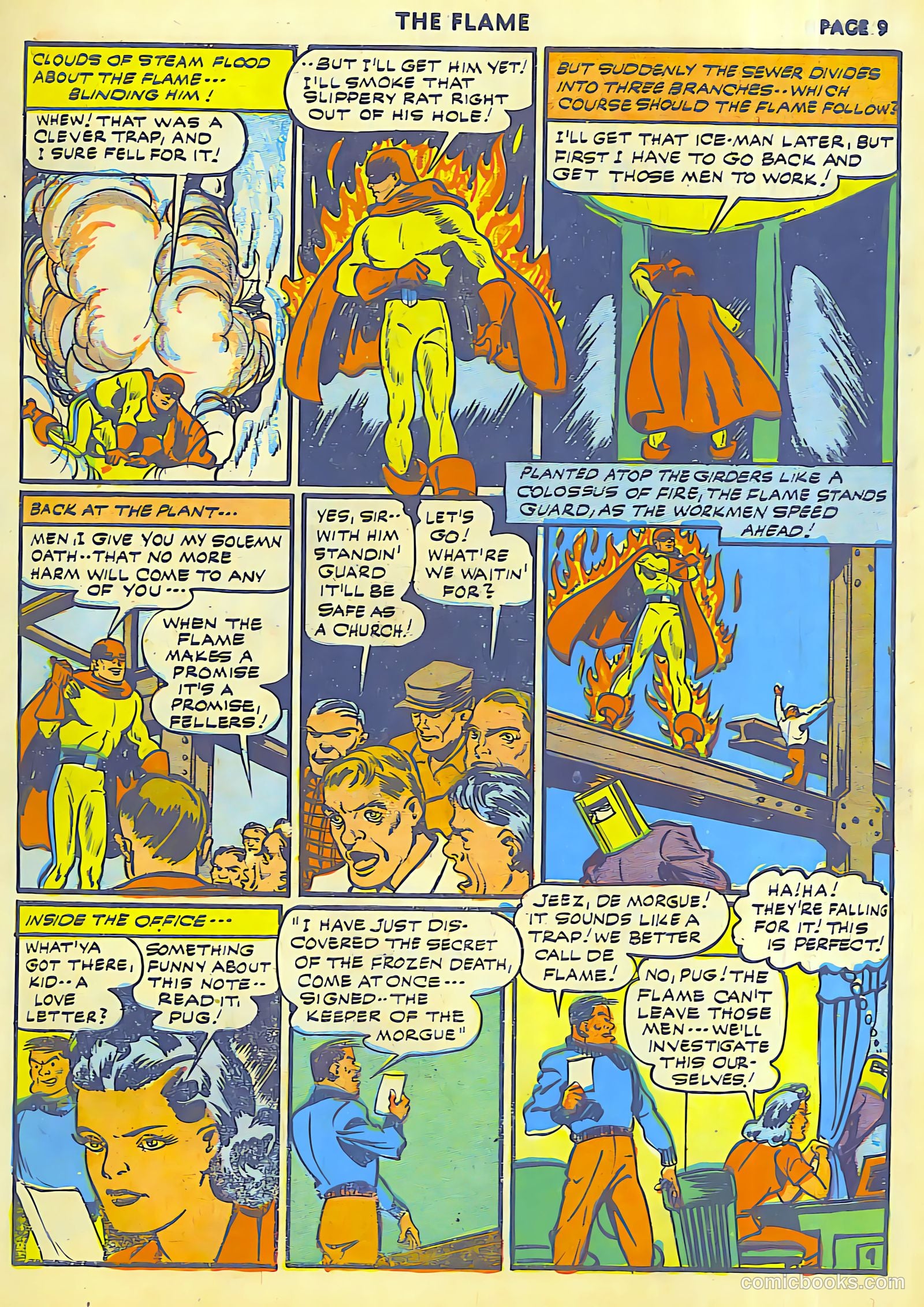 The Flame #8 (1942) — page 11 of 68