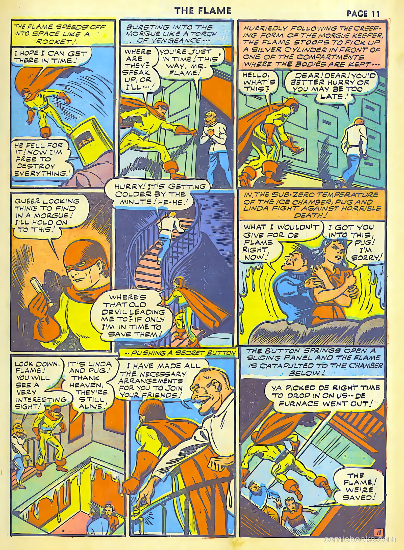 The Flame #8 (1942) — page 13 of 68