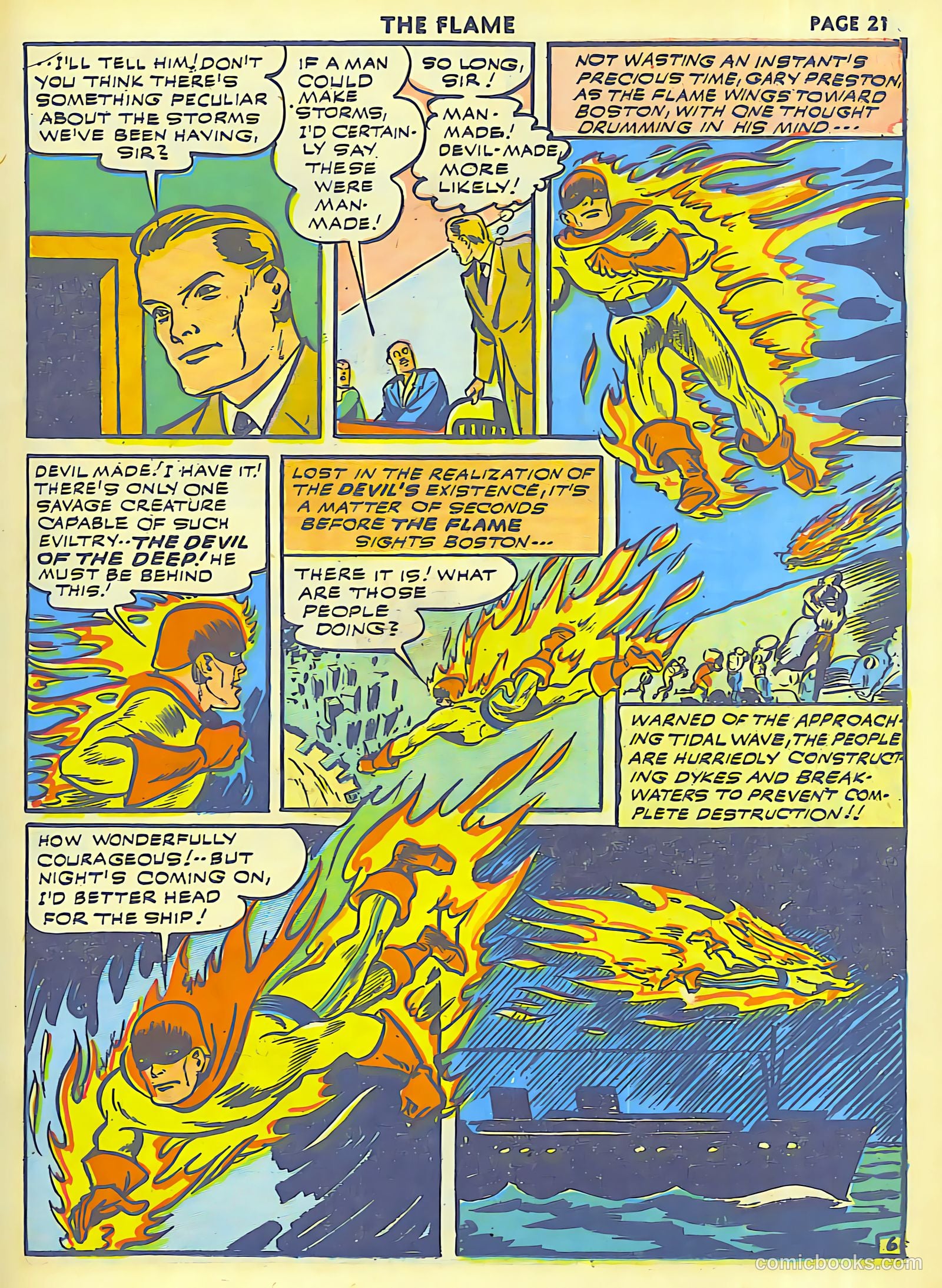 The Flame #8 (1942) — page 23 of 68