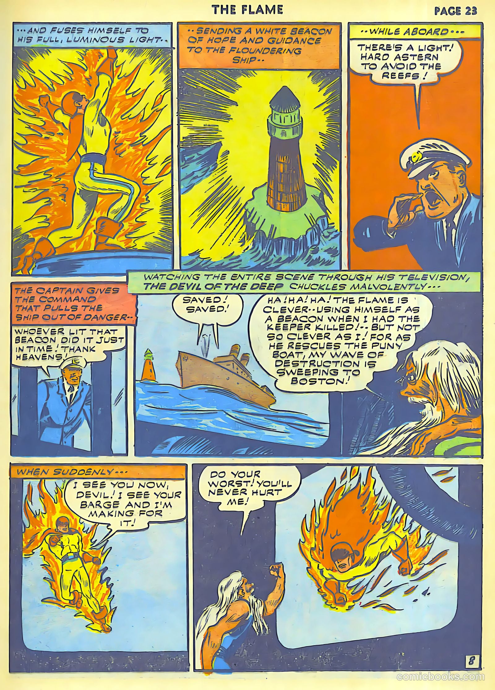 The Flame #8 (1942) — page 25 of 68
