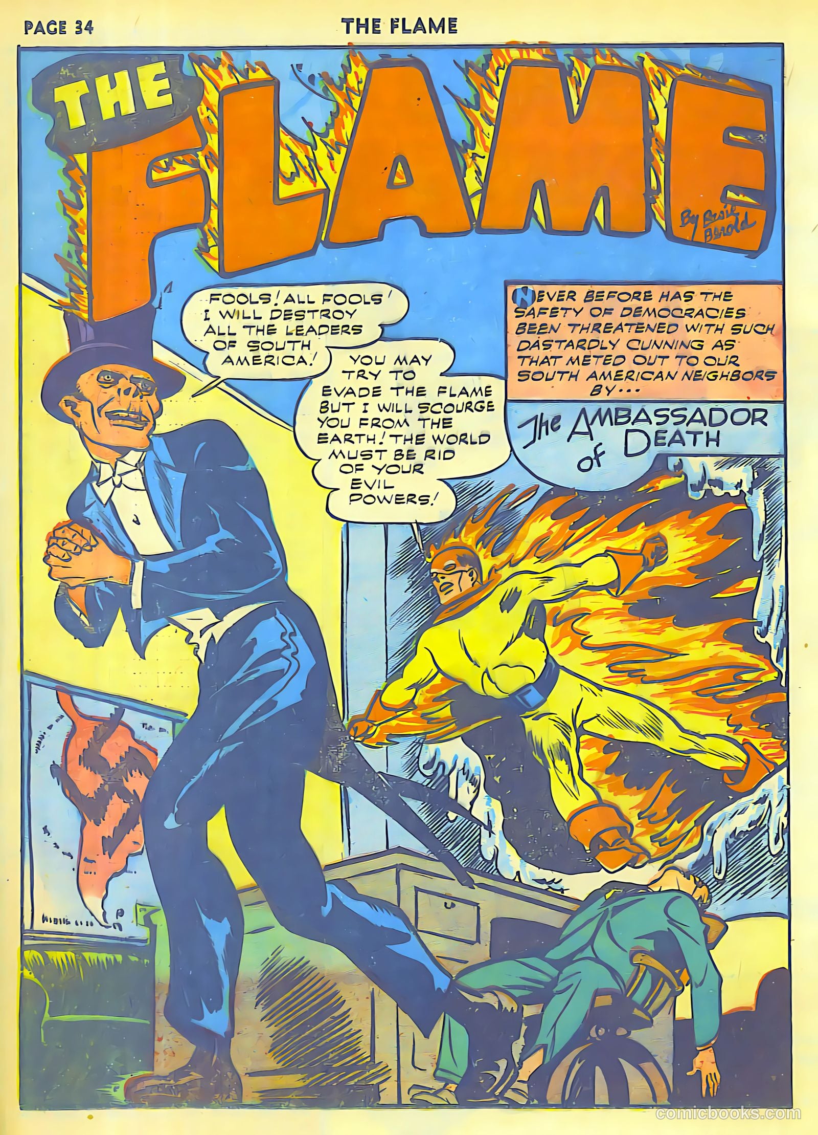 The Flame #8 (1942) — page 36 of 68