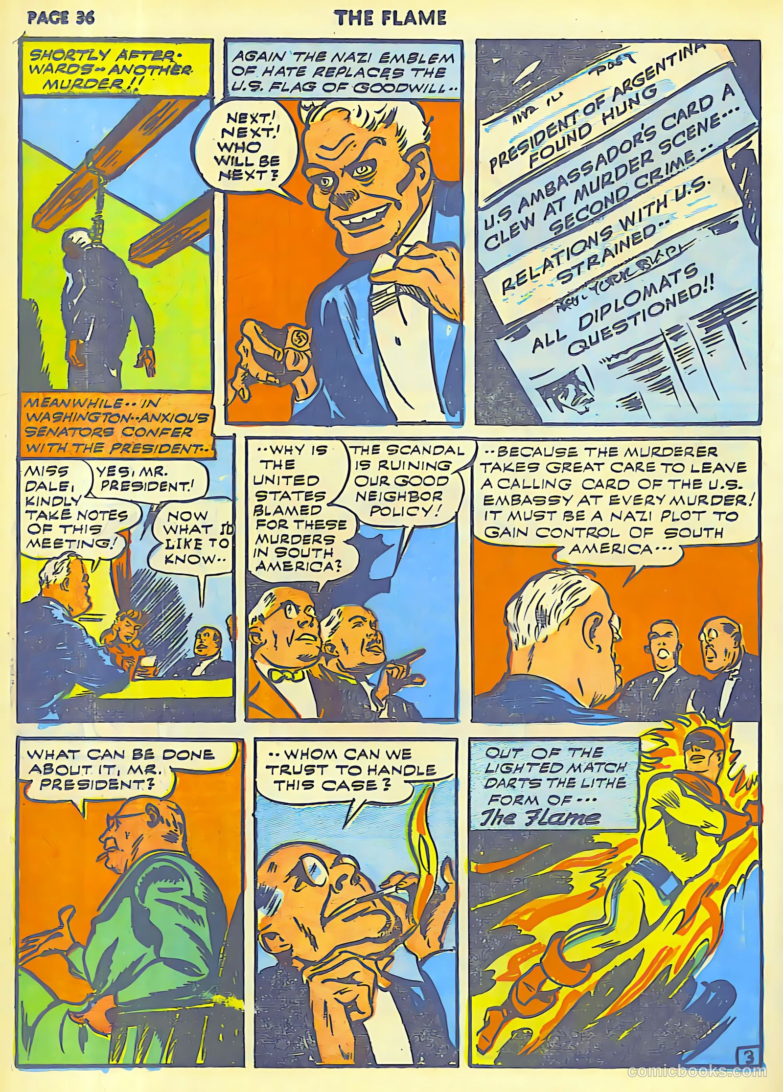 The Flame #8 (1942) — page 38 of 68