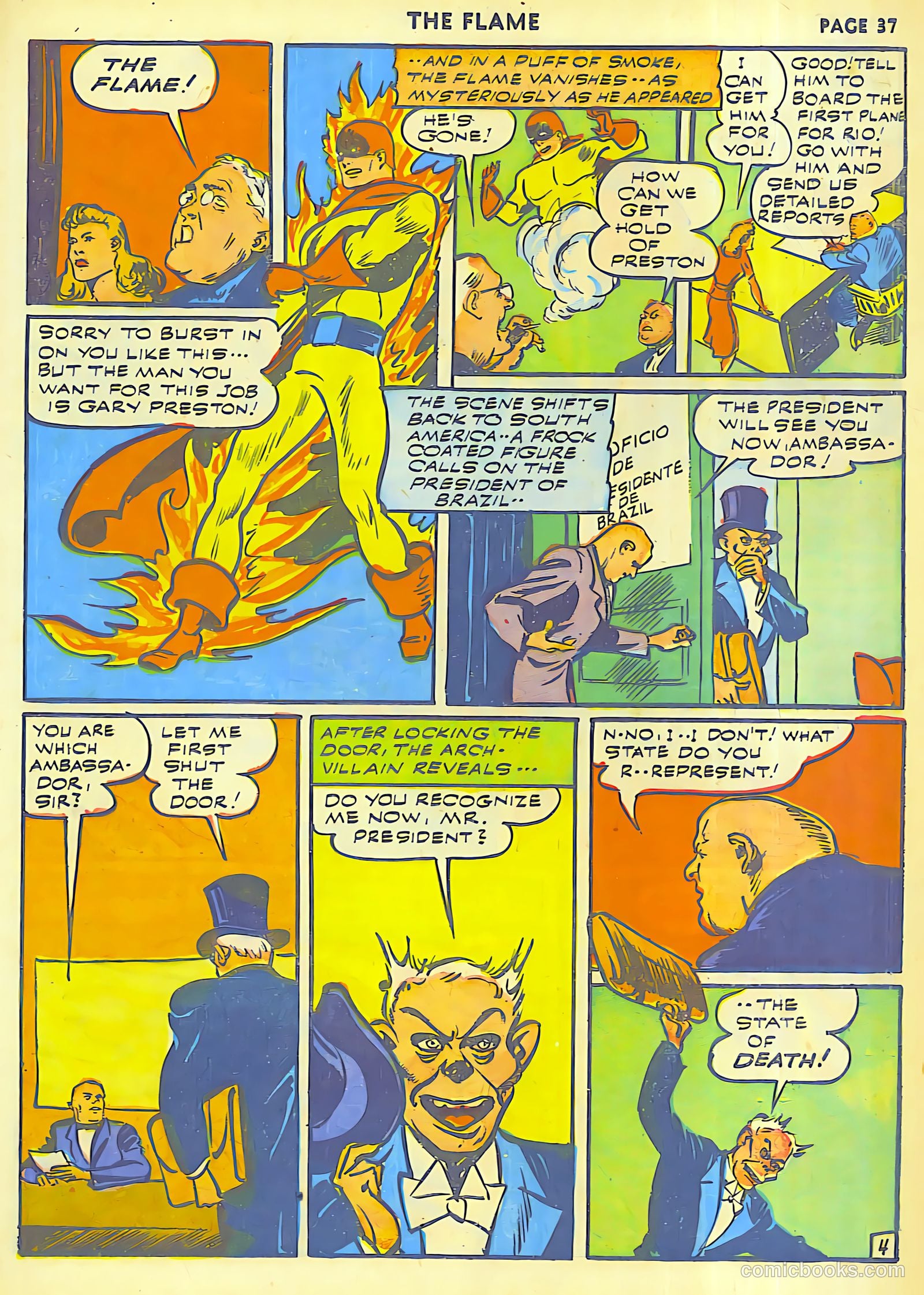 The Flame #8 (1942) — page 39 of 68