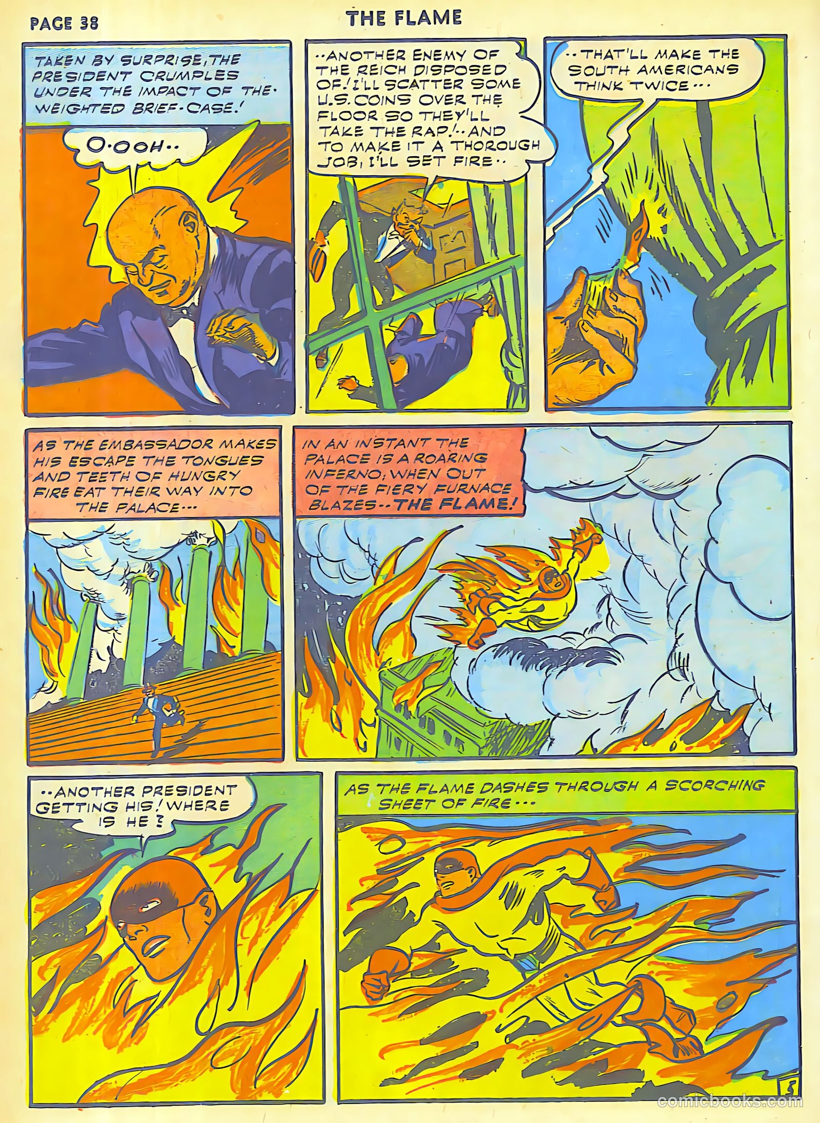 The Flame #8 (1942) — page 40 of 68