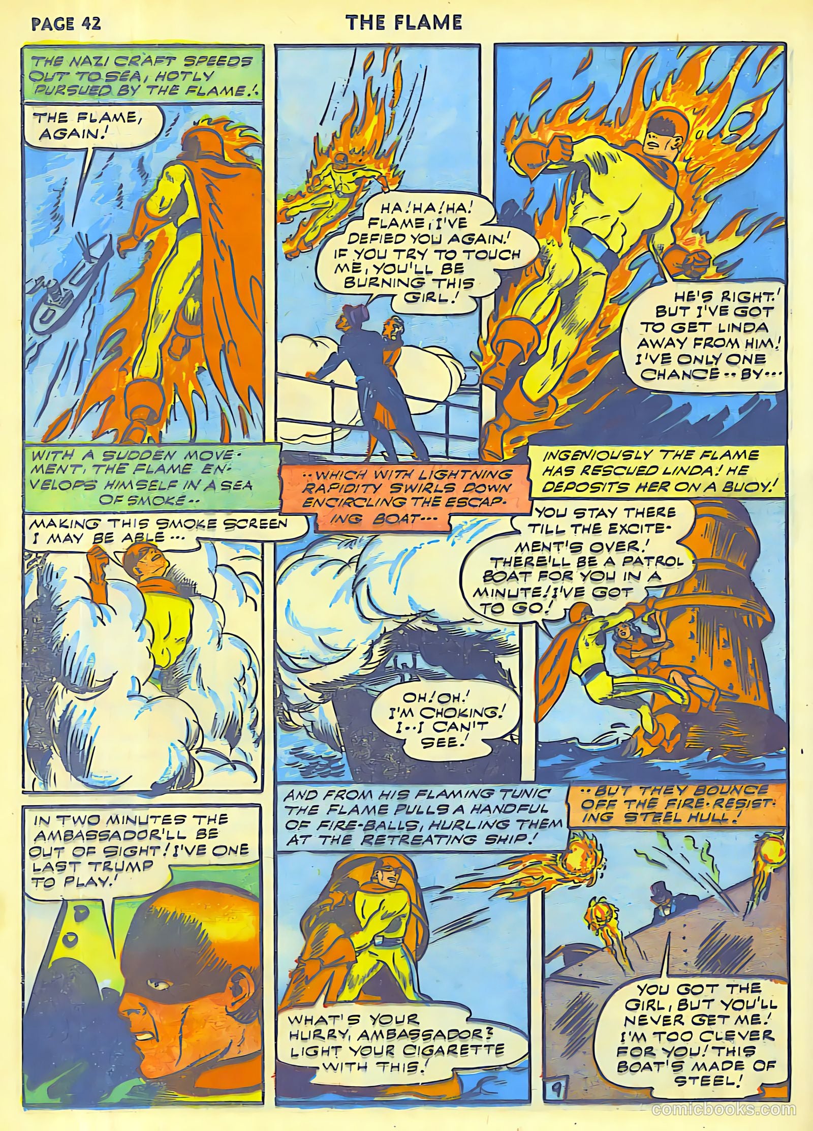 The Flame #8 (1942) — page 44 of 68