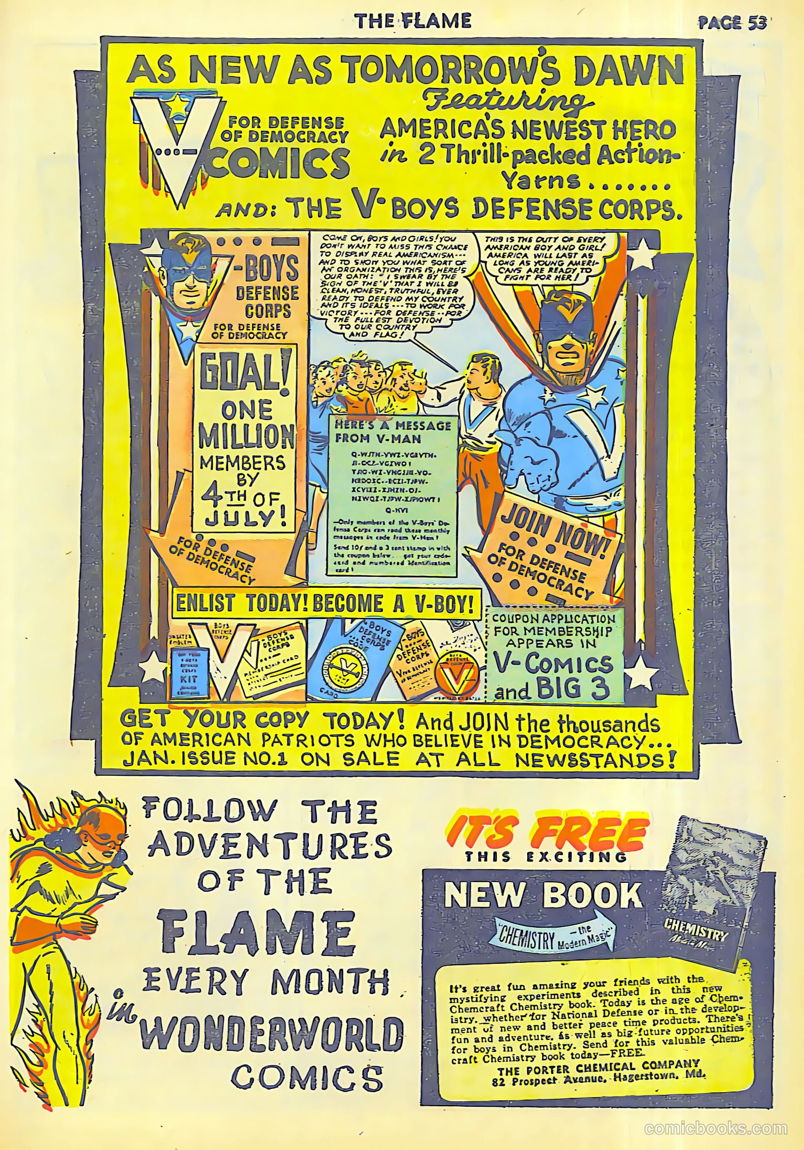The Flame #8 (1942) — page 55 of 68