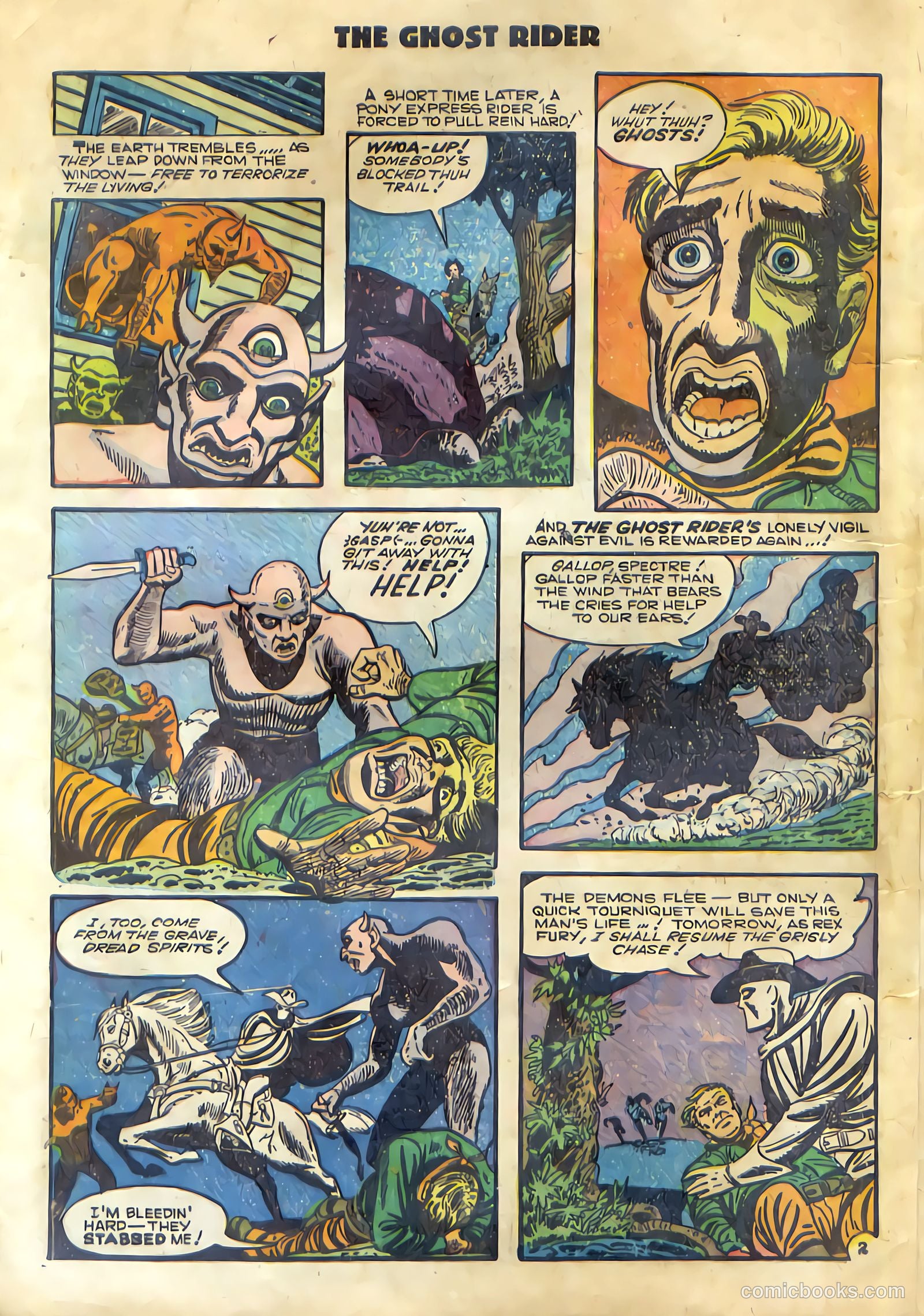 The Ghost Rider #11 (1953) — page 4 of 36