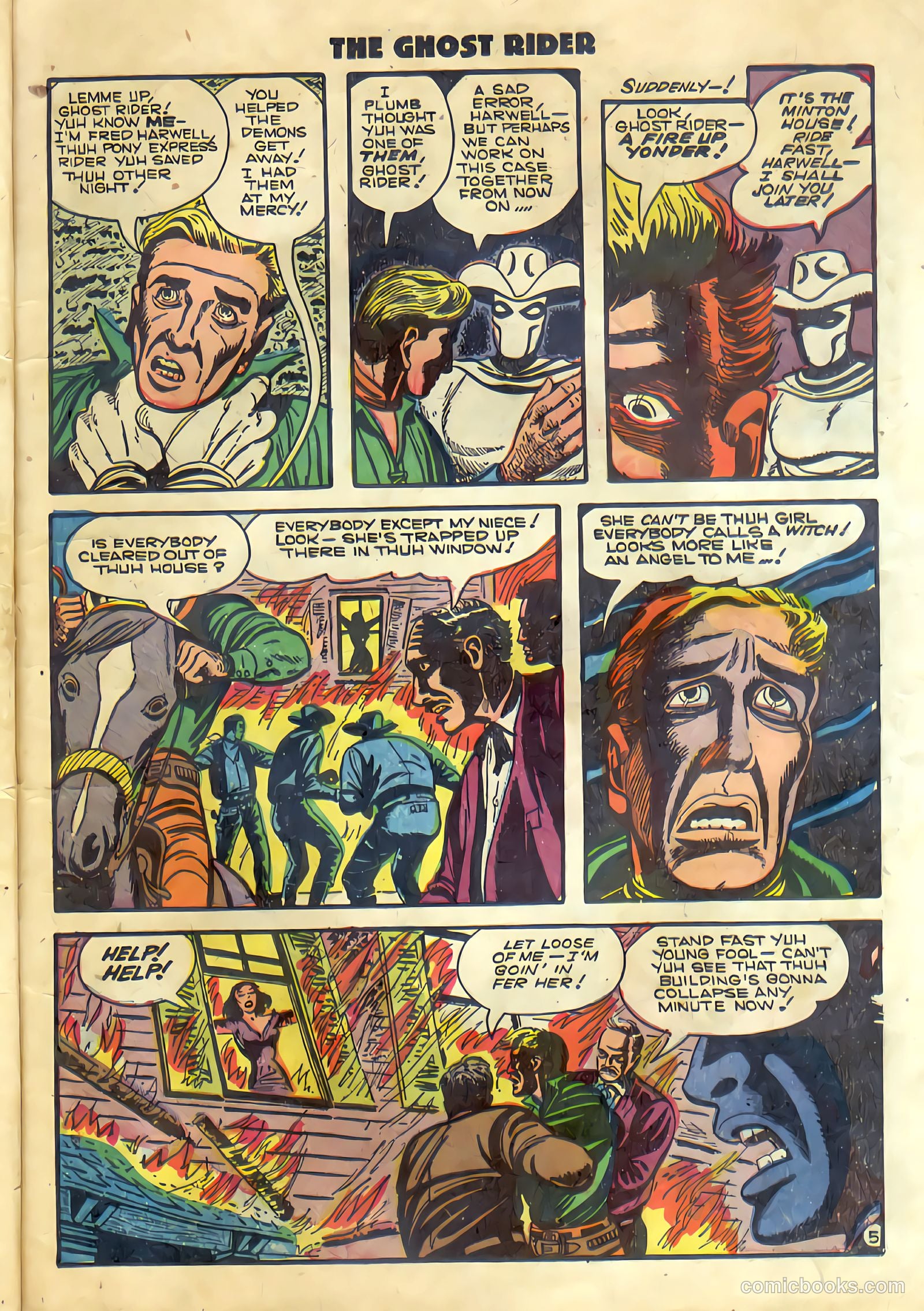 The Ghost Rider #11 (1953) — page 7 of 36