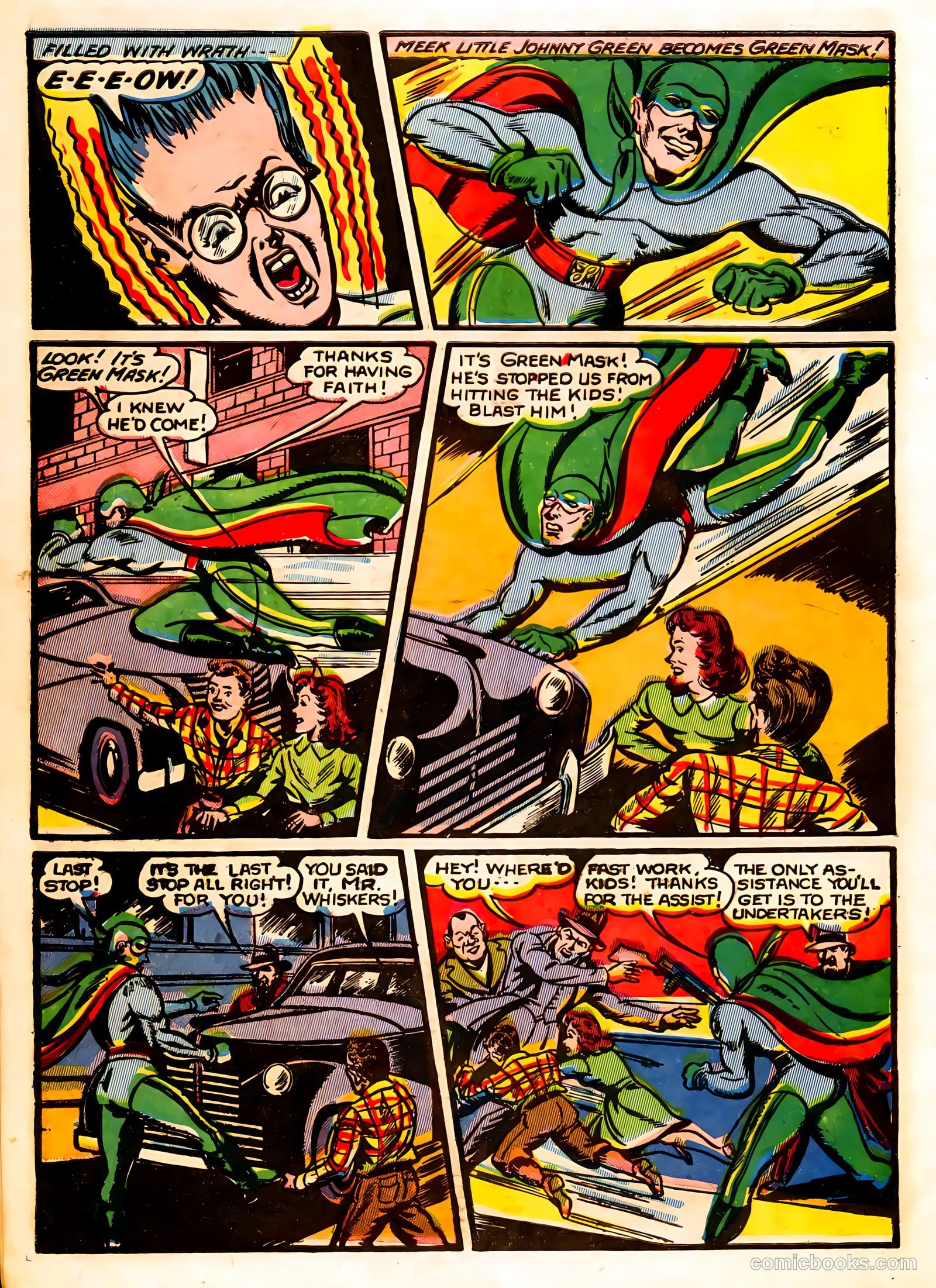 The Green Mask #1 (1940) — page 6 of 36