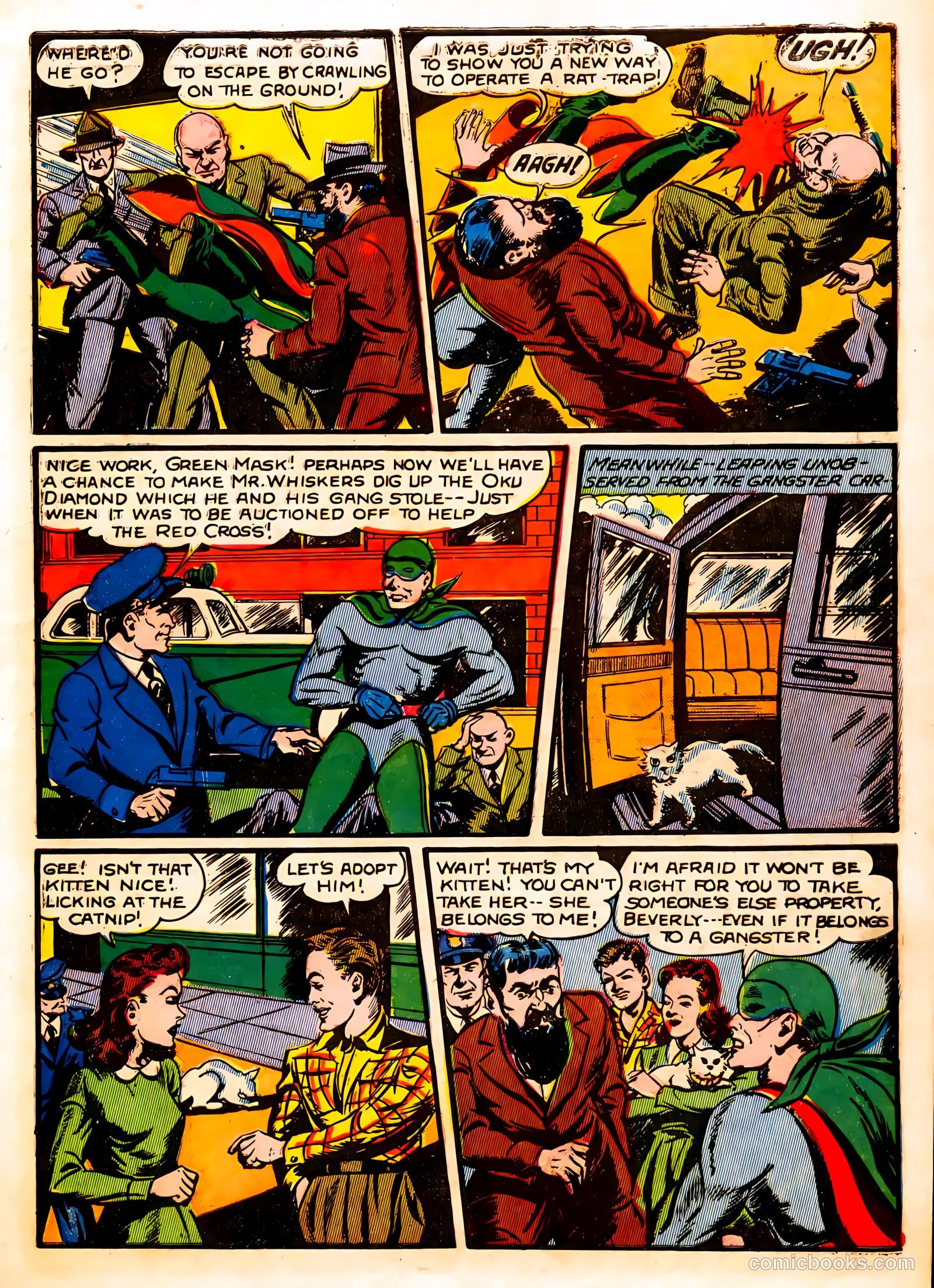 The Green Mask #1 (1940) — page 7 of 36