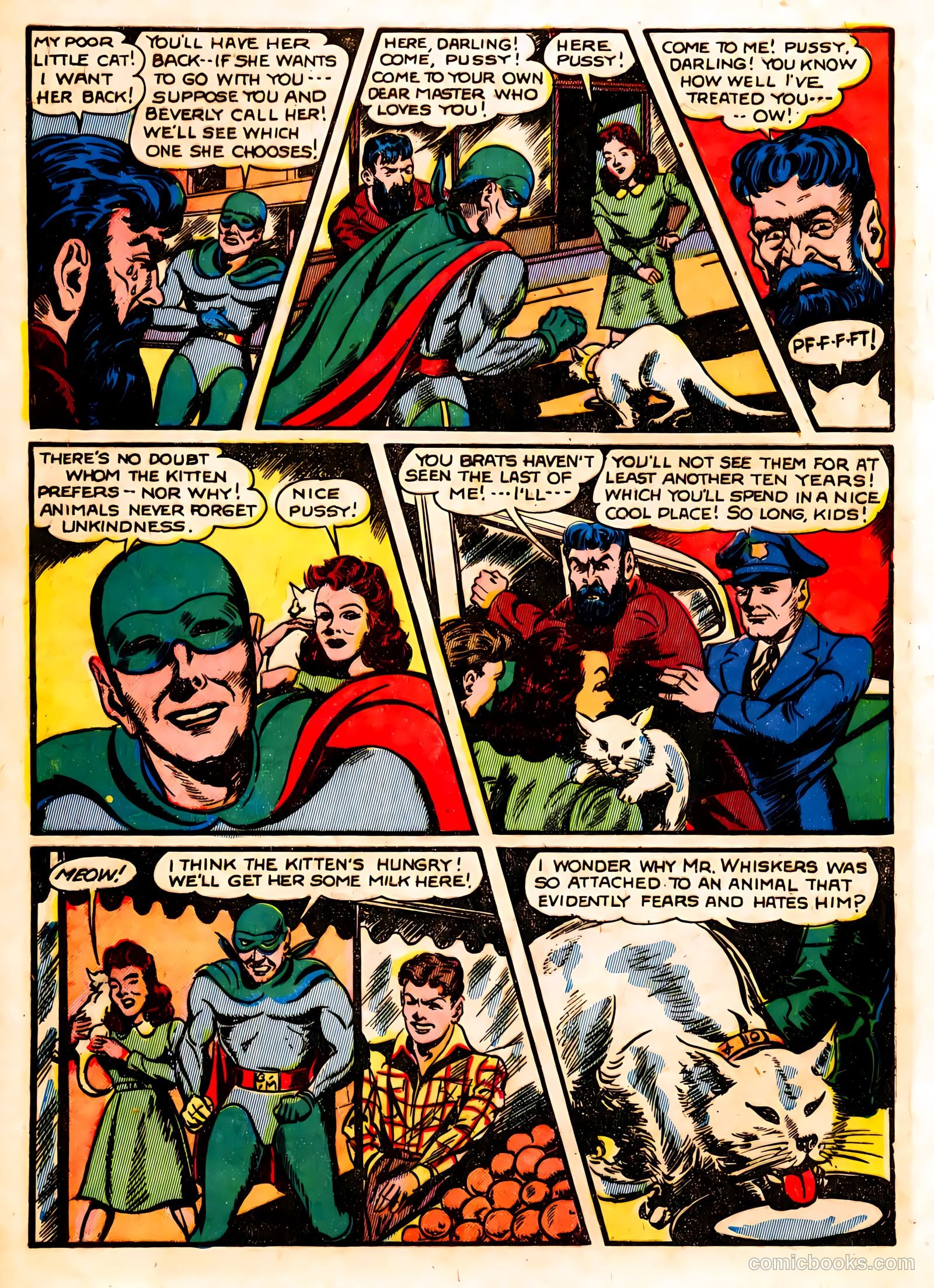 The Green Mask #1 (1940) — page 8 of 36