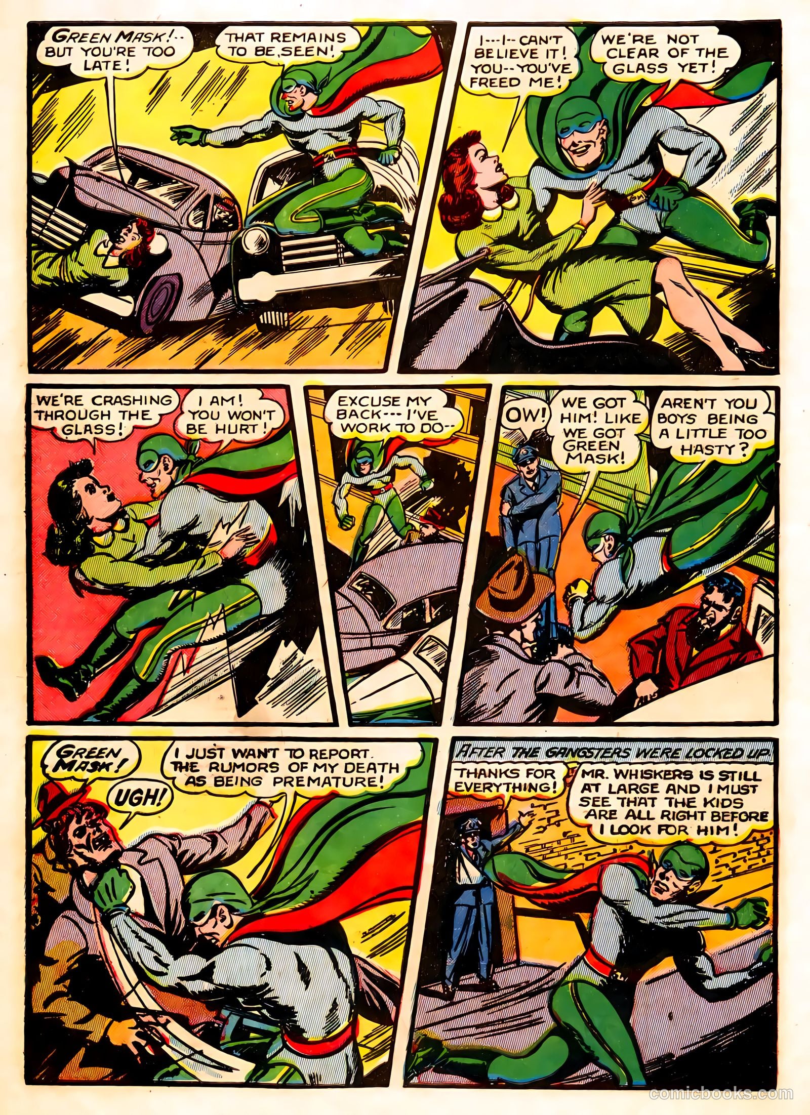 The Green Mask #1 (1940) — page 10 of 36