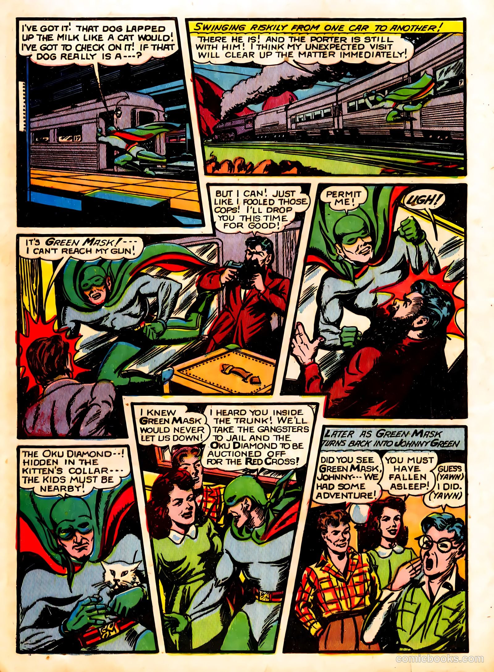 The Green Mask #1 (1940) — page 12 of 36