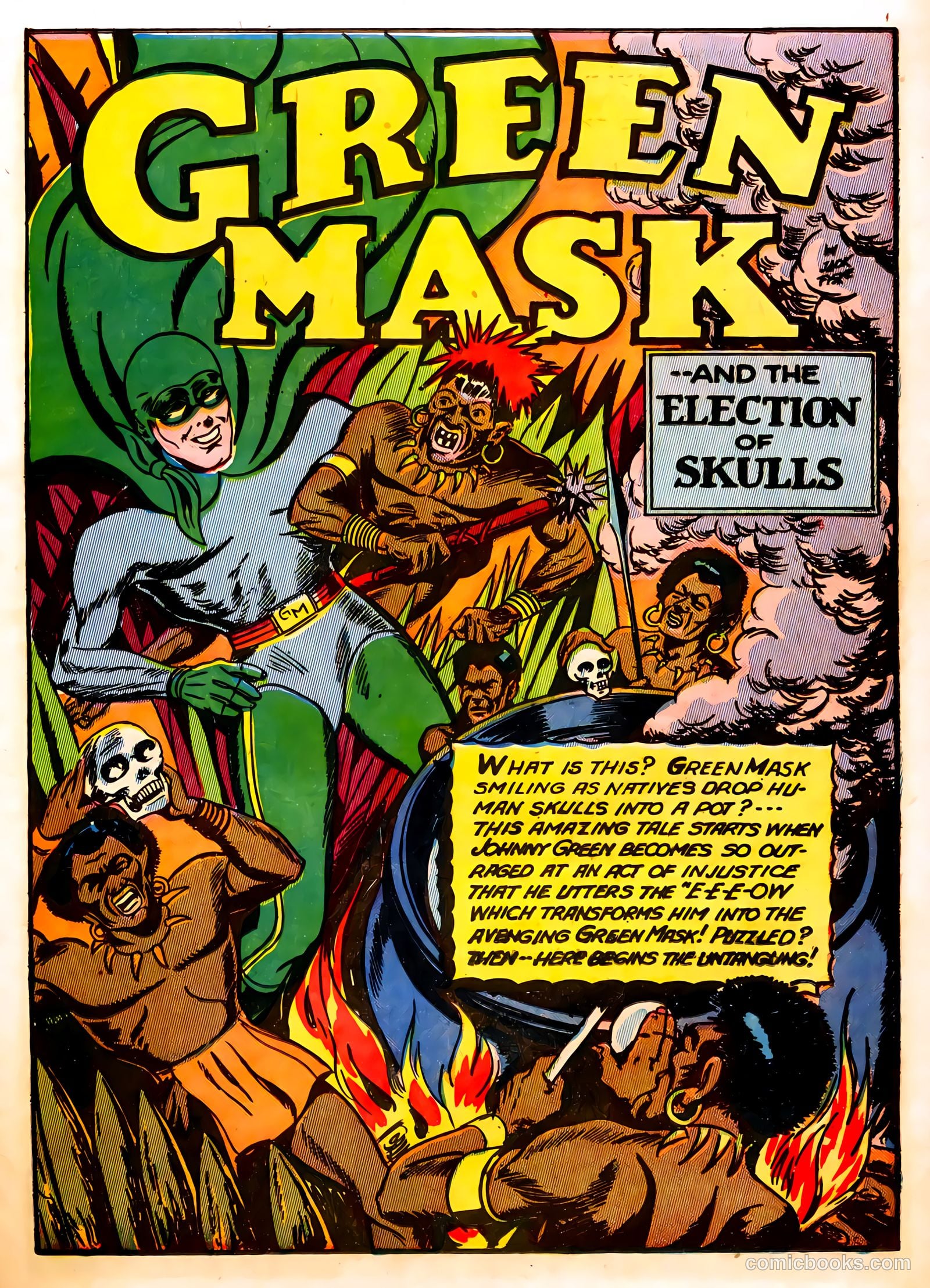 The Green Mask #1 (1940) — page 15 of 36