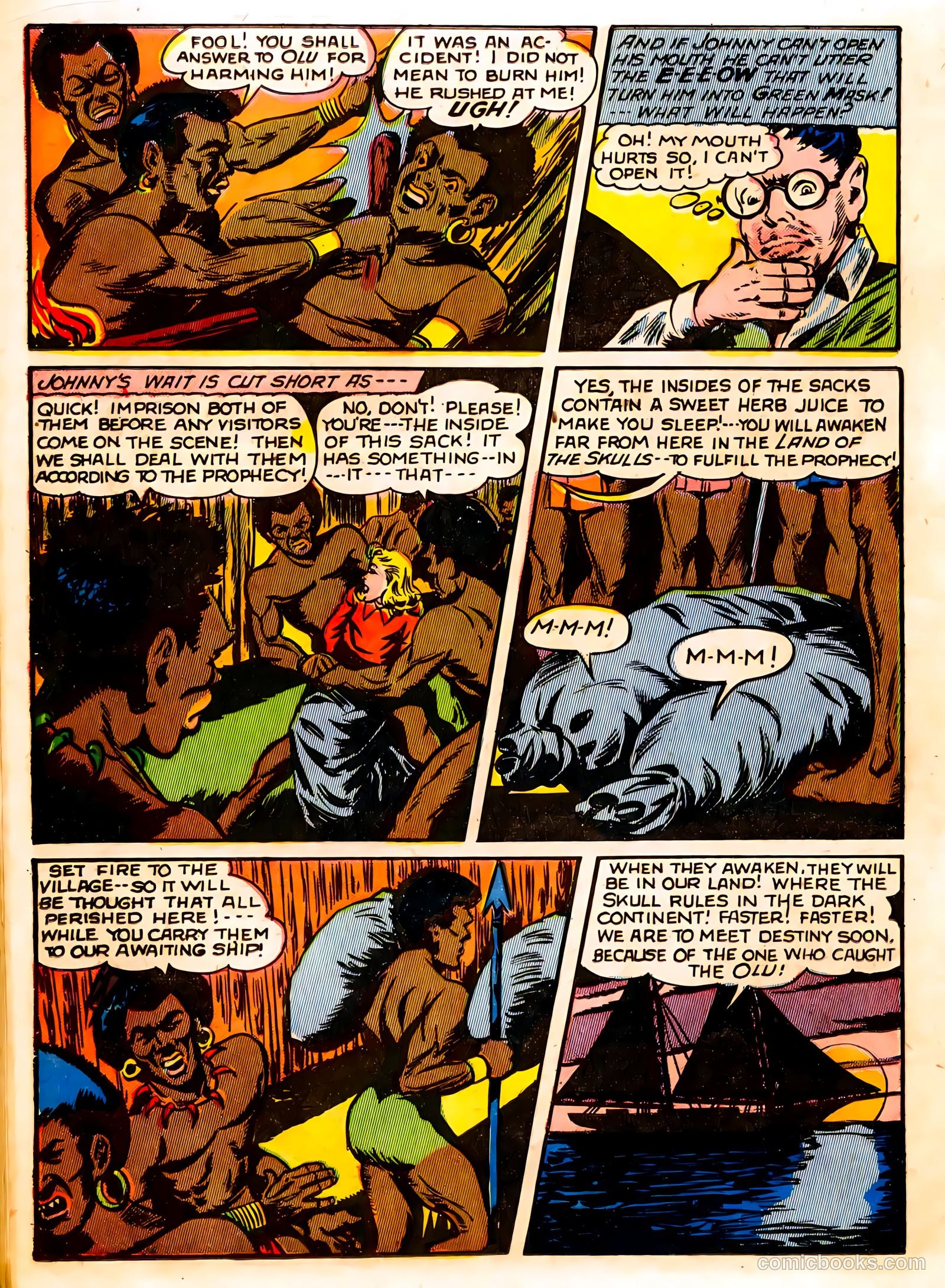 The Green Mask #1 (1940) — page 18 of 36