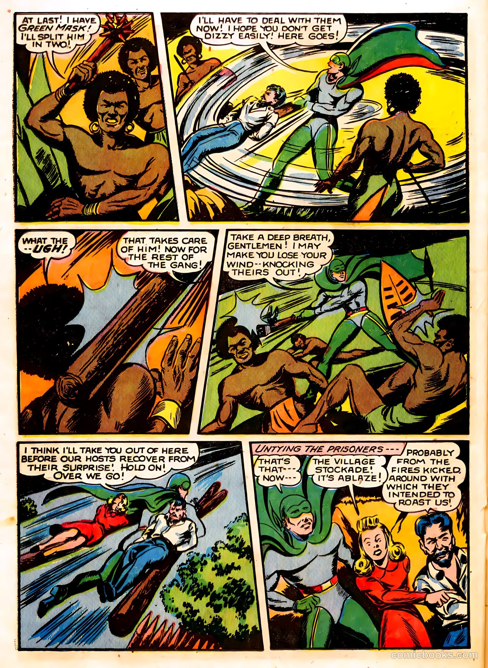 The Green Mask #1 (1940) — page 22 of 36