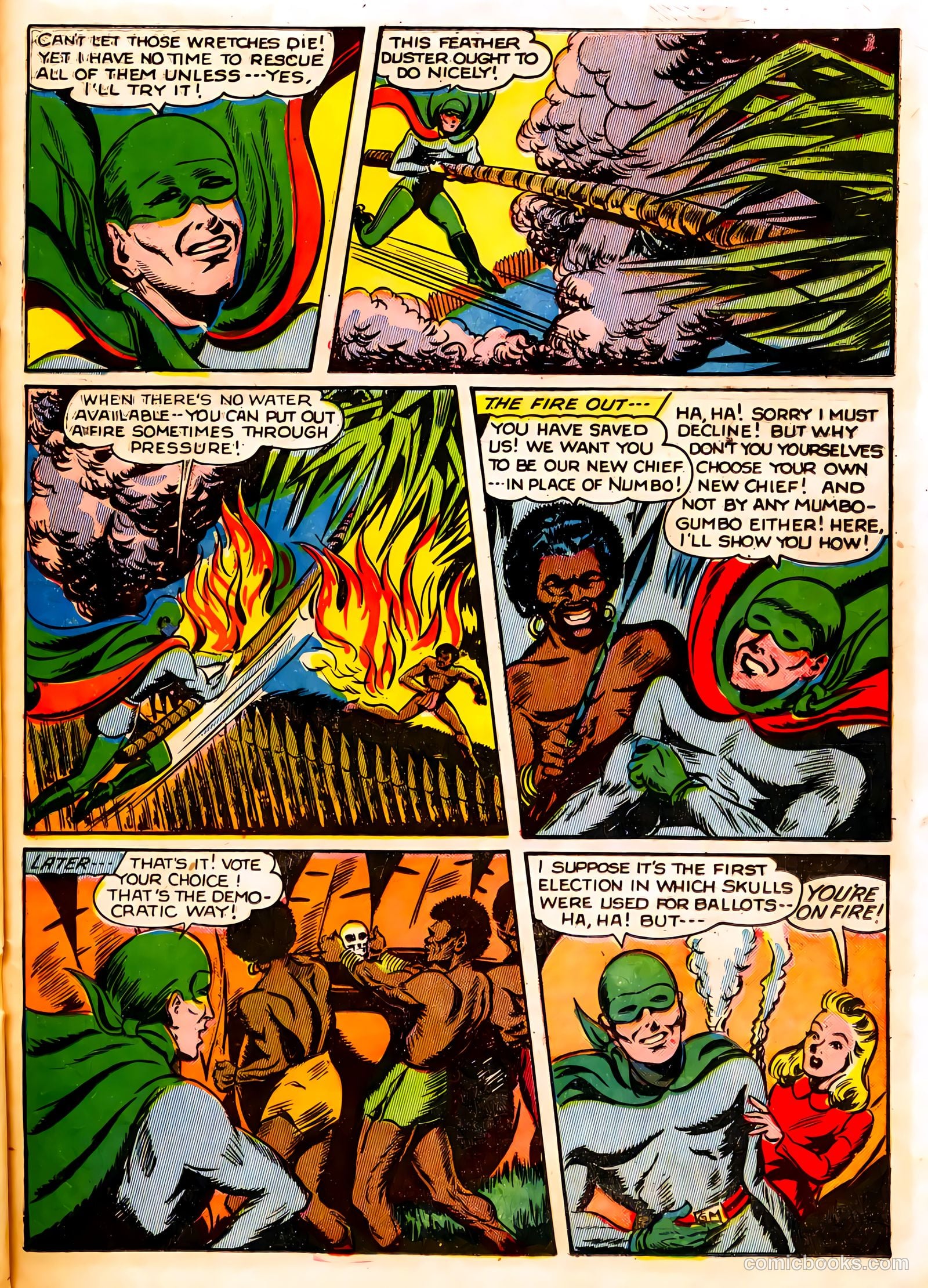 The Green Mask #1 (1940) — page 23 of 36