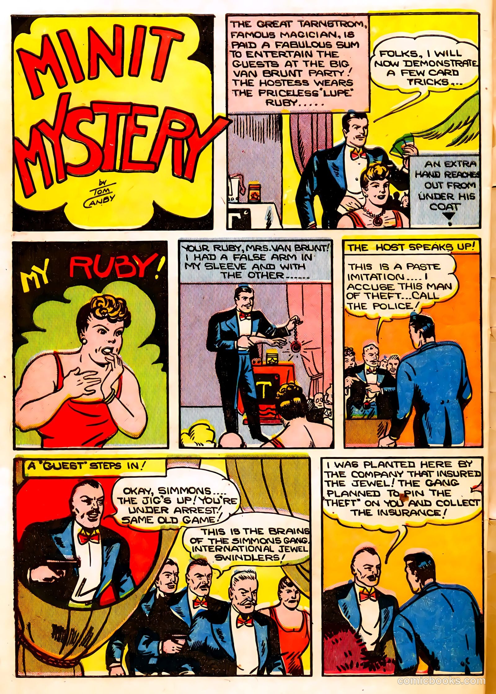 The Green Mask #1 (1940) — page 34 of 36