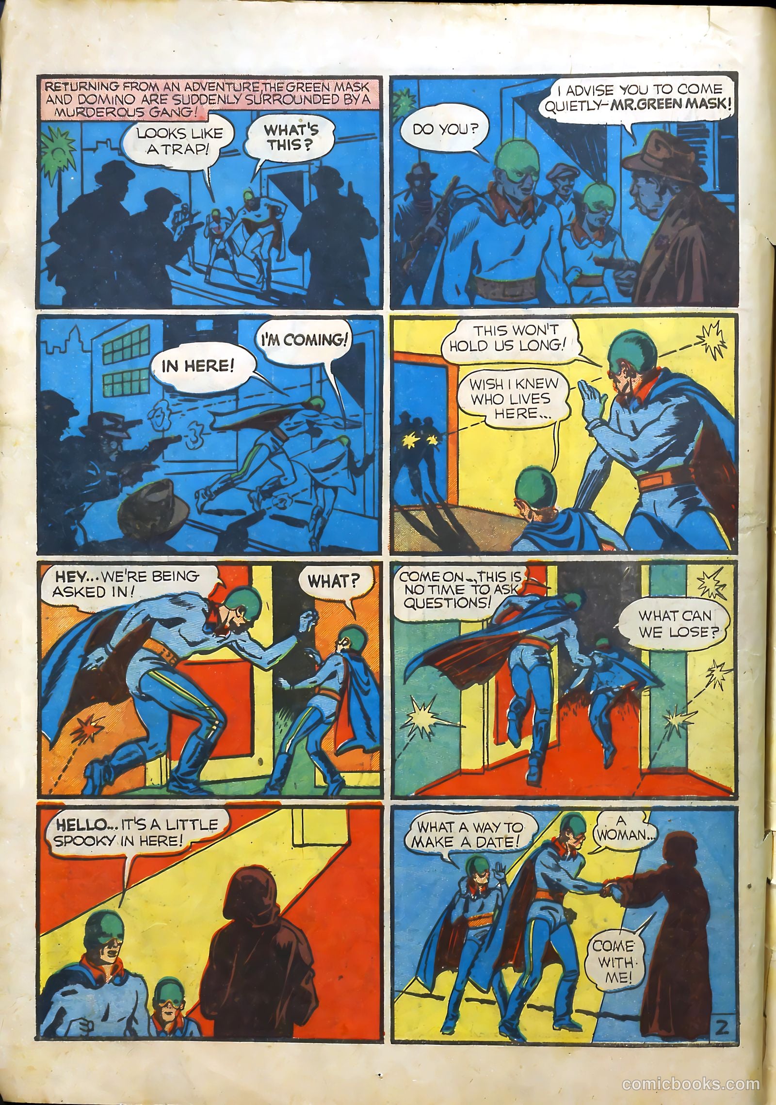 The Green Mask #2 (1940) — page 3 of 66