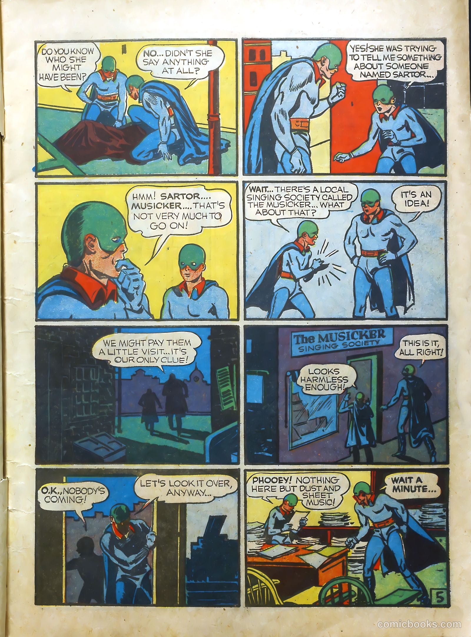 The Green Mask #2 (1940) — page 6 of 66