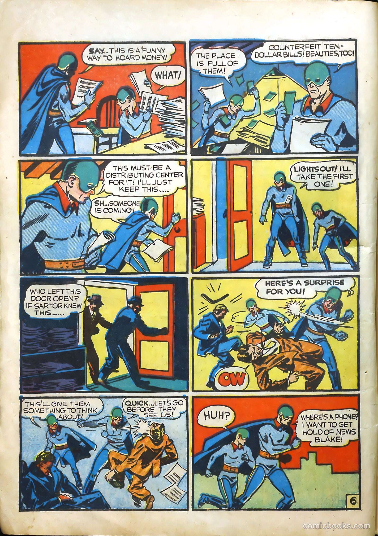 The Green Mask #2 (1940) — page 7 of 66