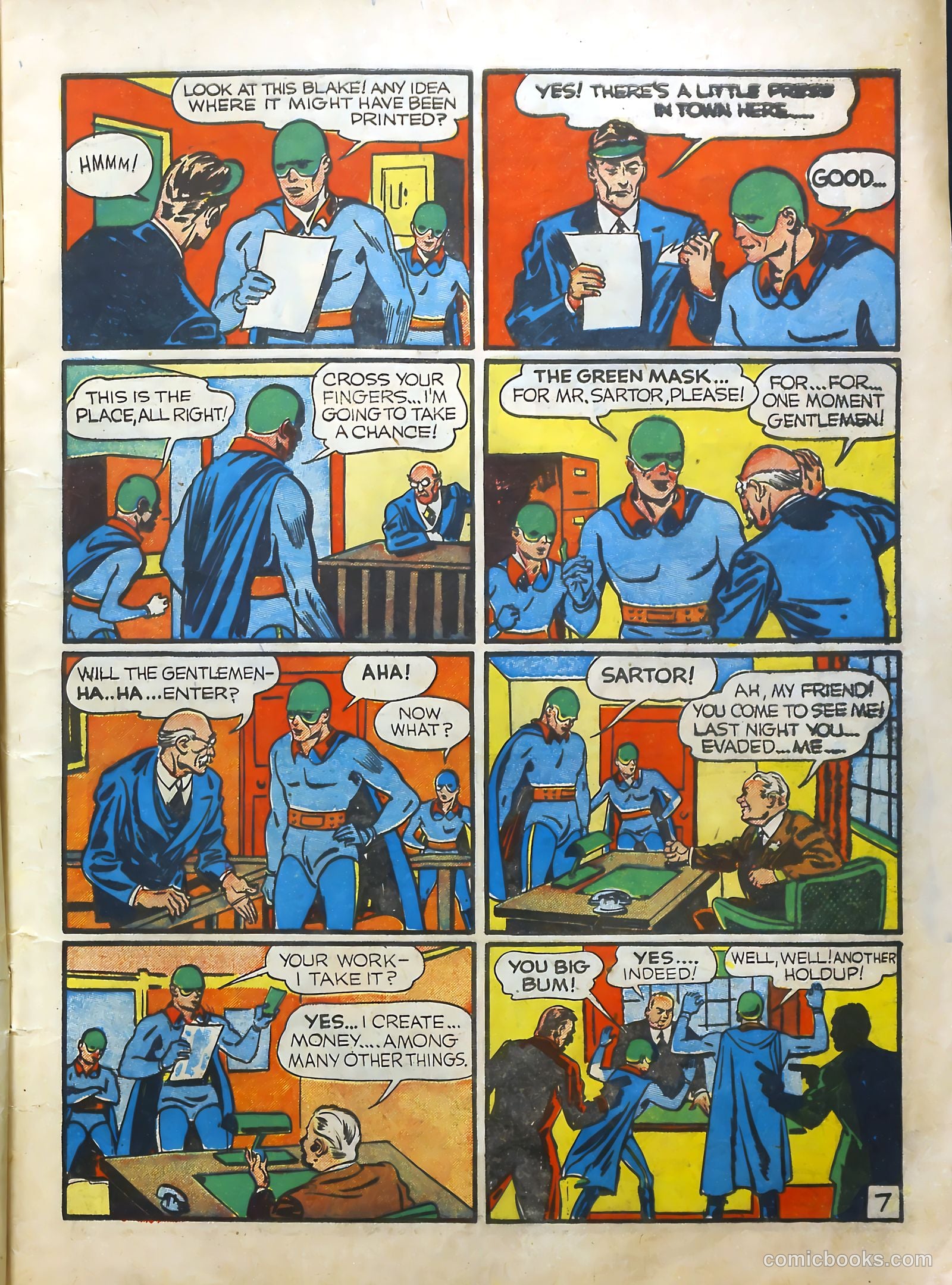 The Green Mask #2 (1940) — page 8 of 66