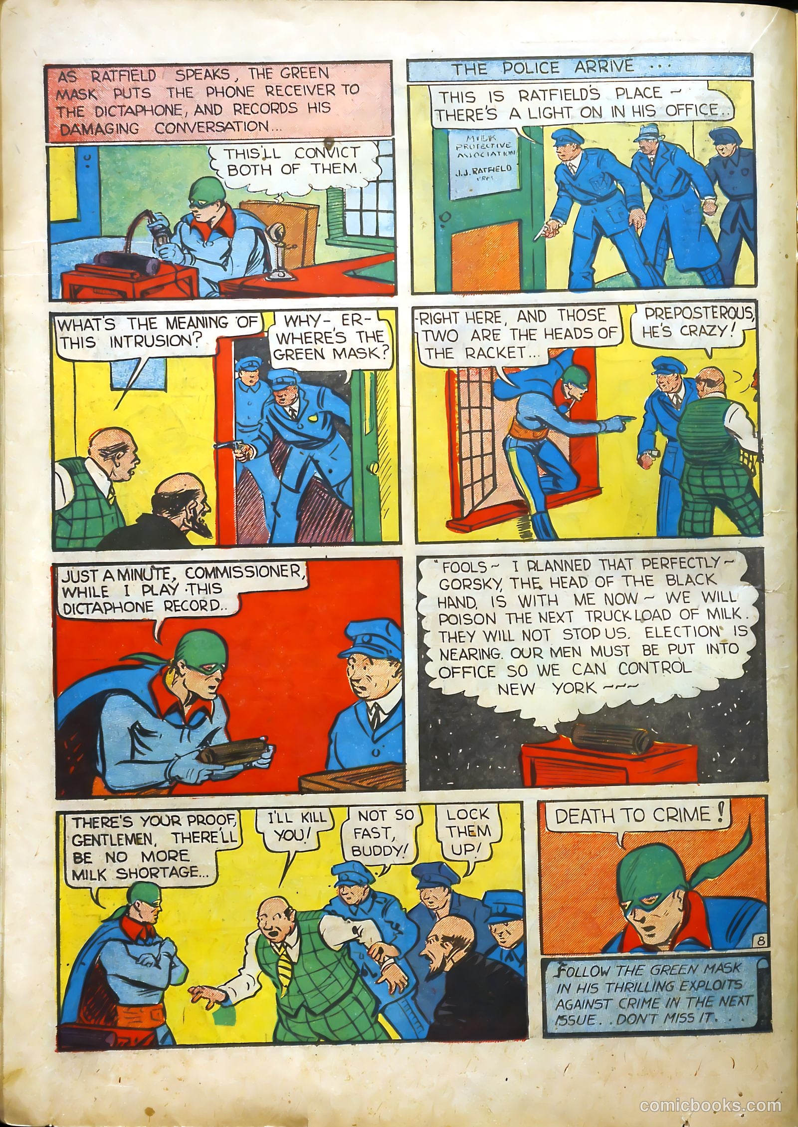 The Green Mask #2 (1940) — page 29 of 66