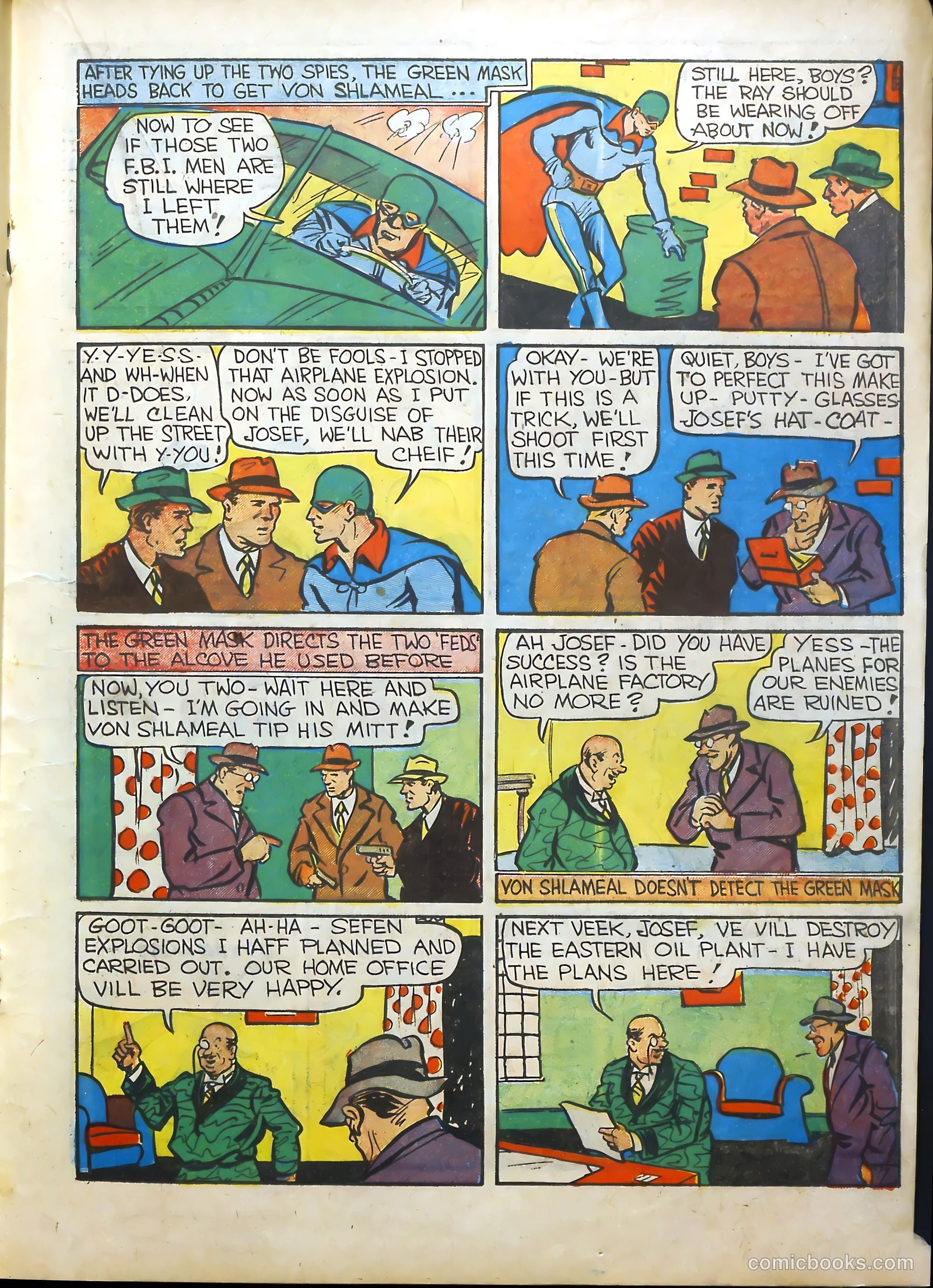 The Green Mask #2 (1940) — page 36 of 66