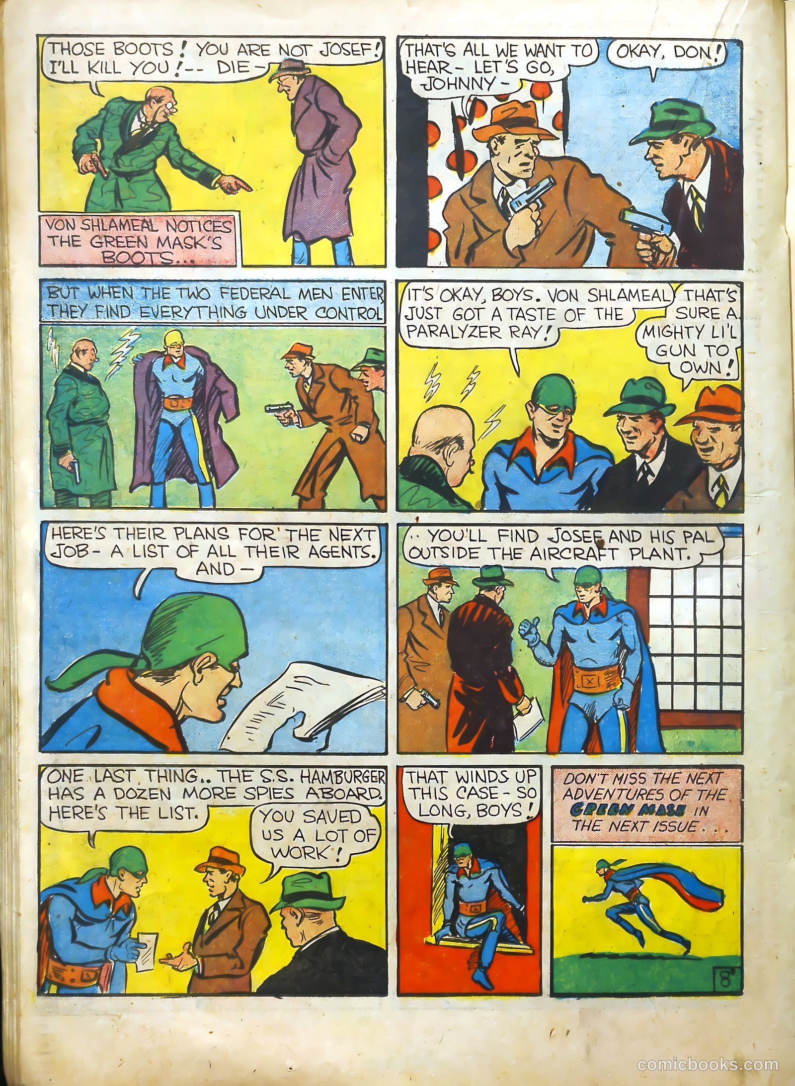 The Green Mask #2 (1940) — page 37 of 66