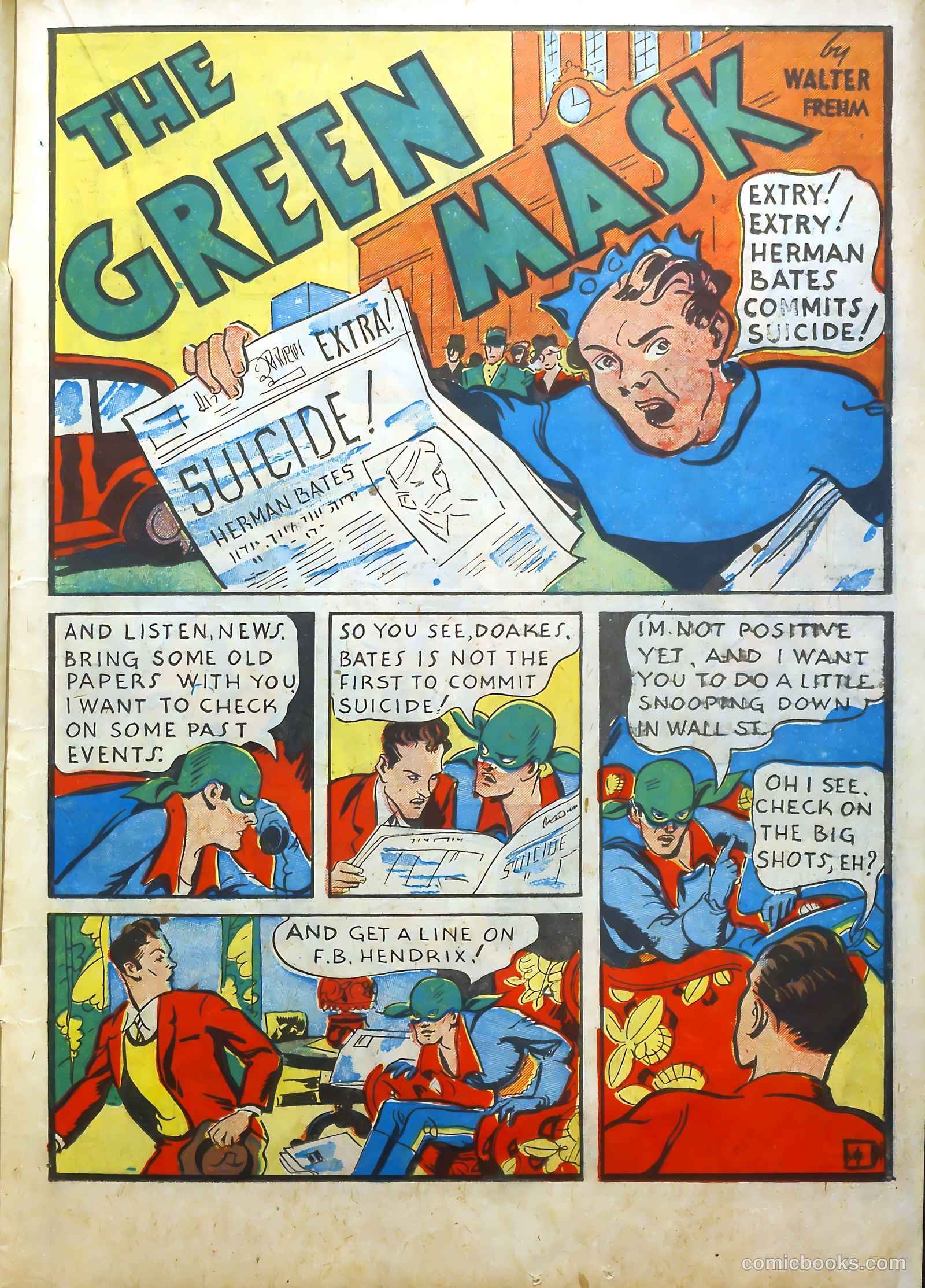 The Green Mask #2 (1940) — page 38 of 66