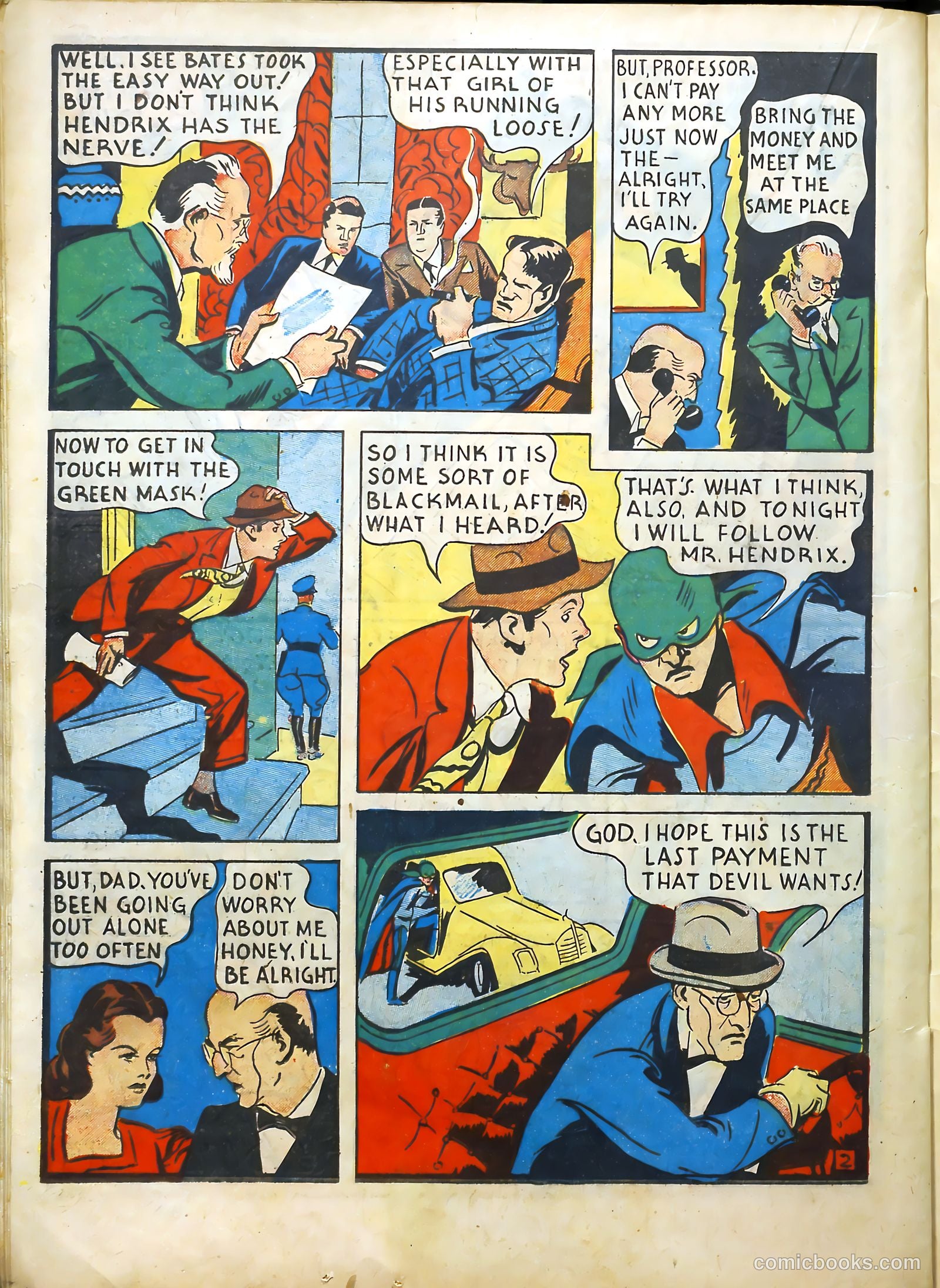 The Green Mask #2 (1940) — page 39 of 66