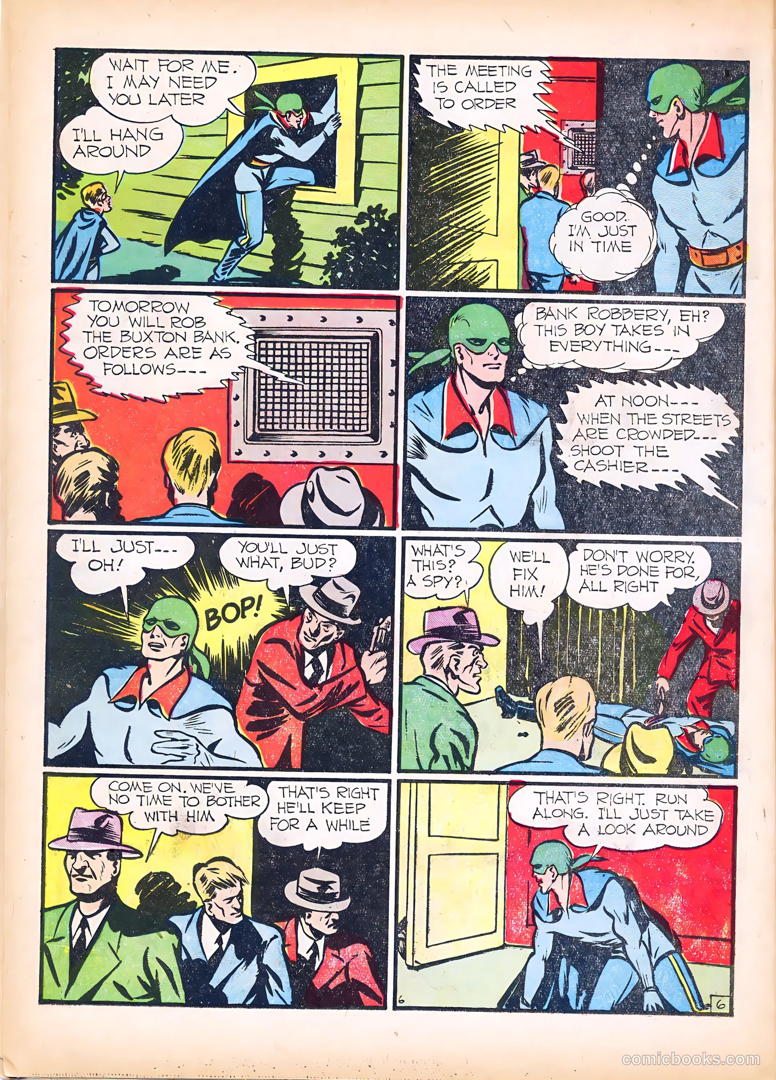 The Green Mask #3 (1940) — page 8 of 67