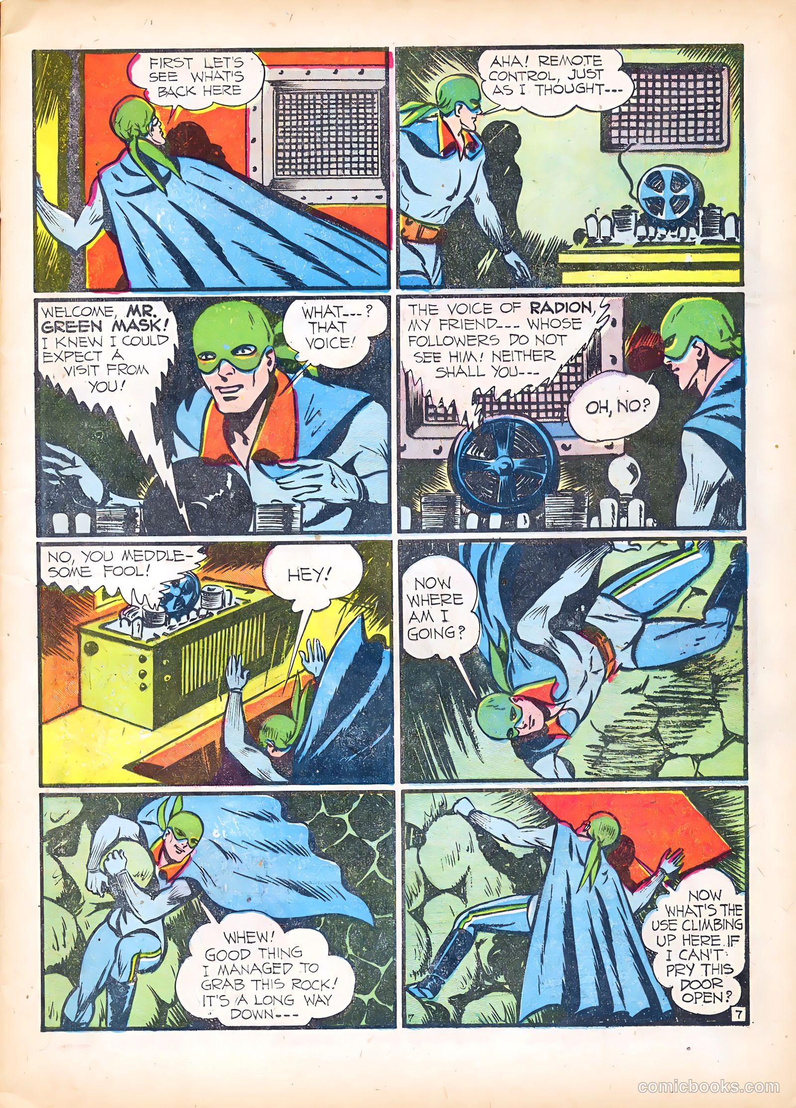 The Green Mask #3 (1940) — page 9 of 67