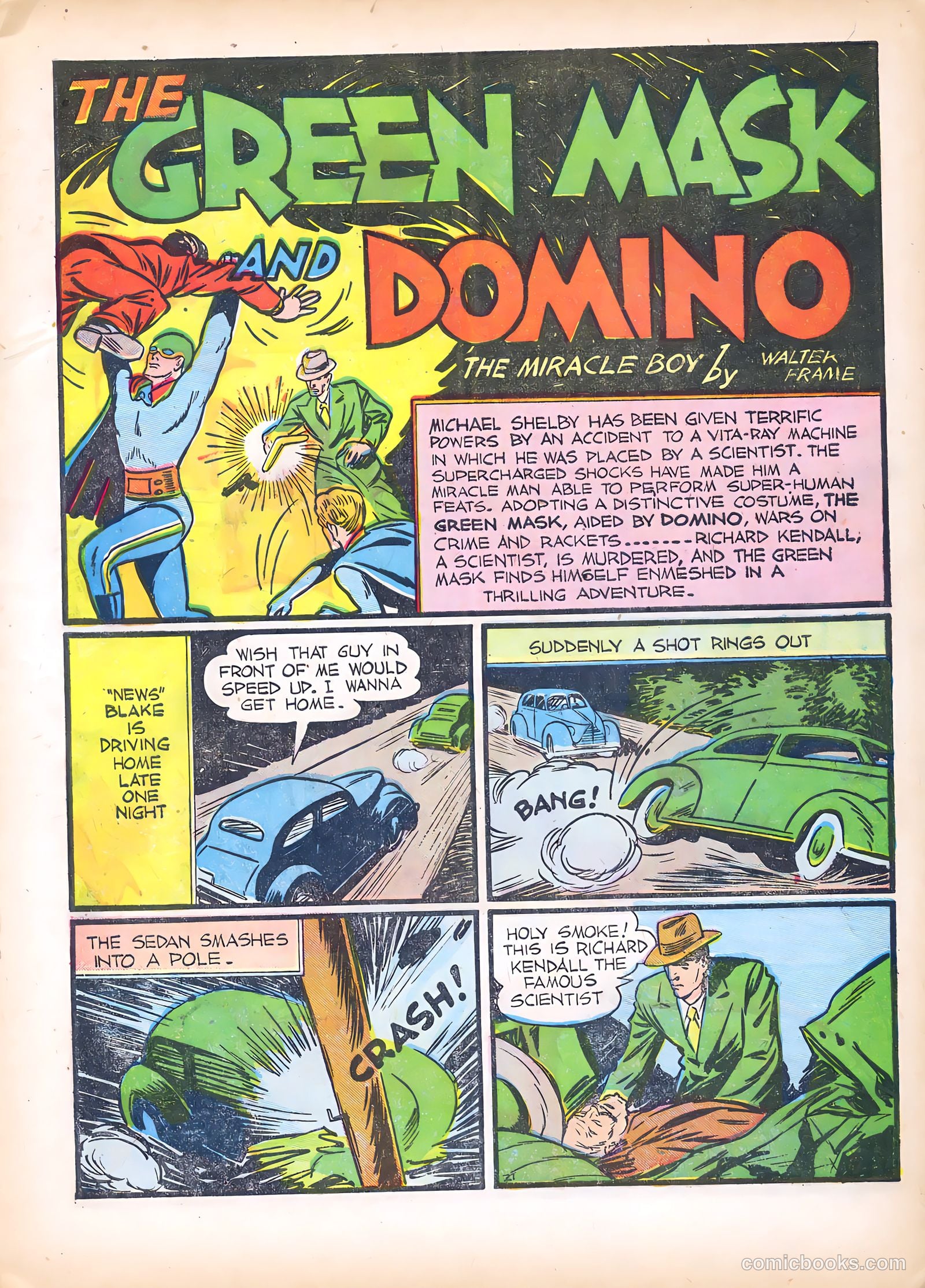 The Green Mask #3 (1940) — page 23 of 67