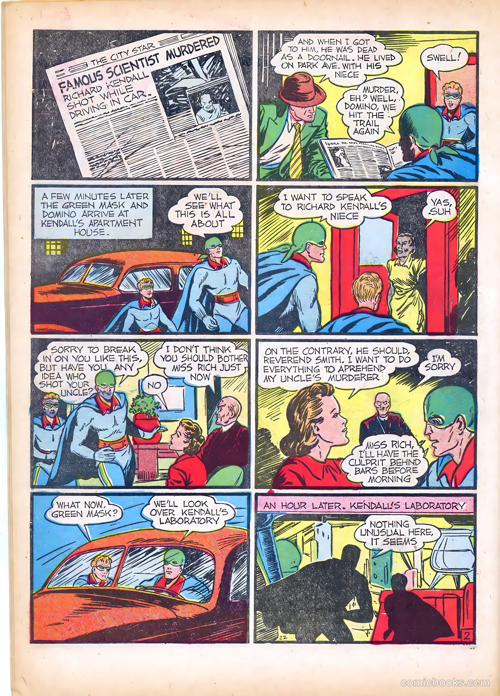 The Green Mask #3 (1940) — page 24 of 67