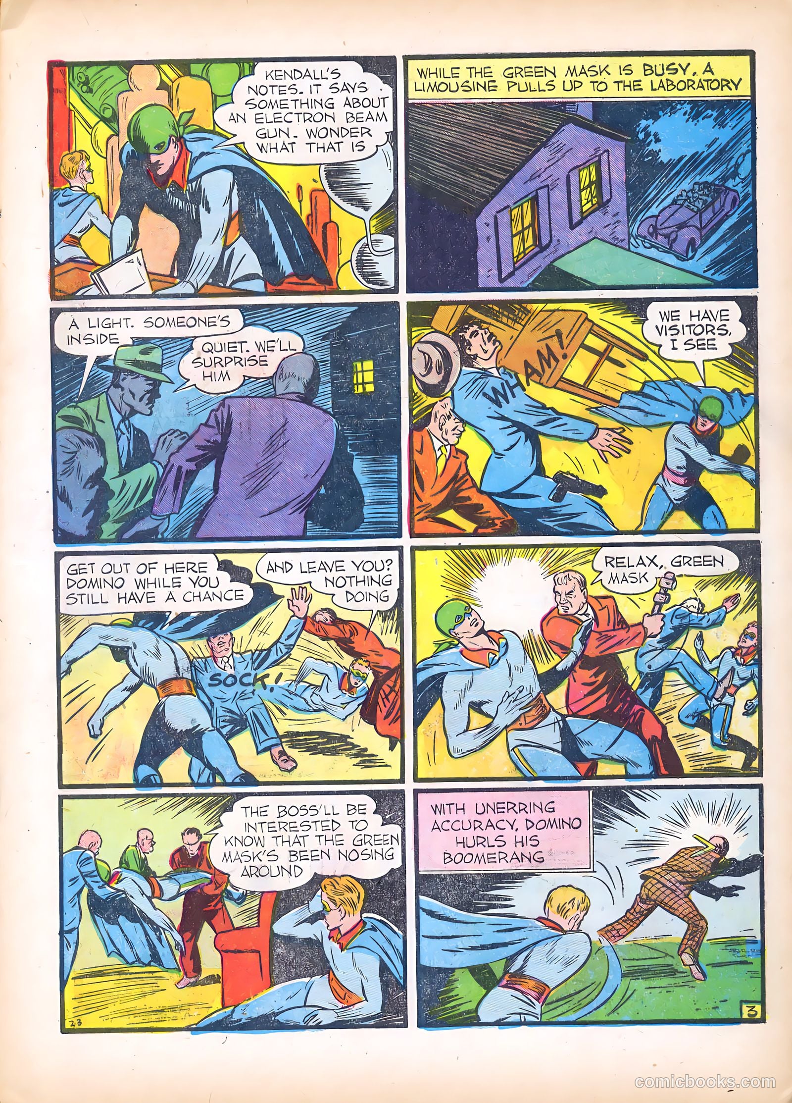 The Green Mask #3 (1940) — page 25 of 67