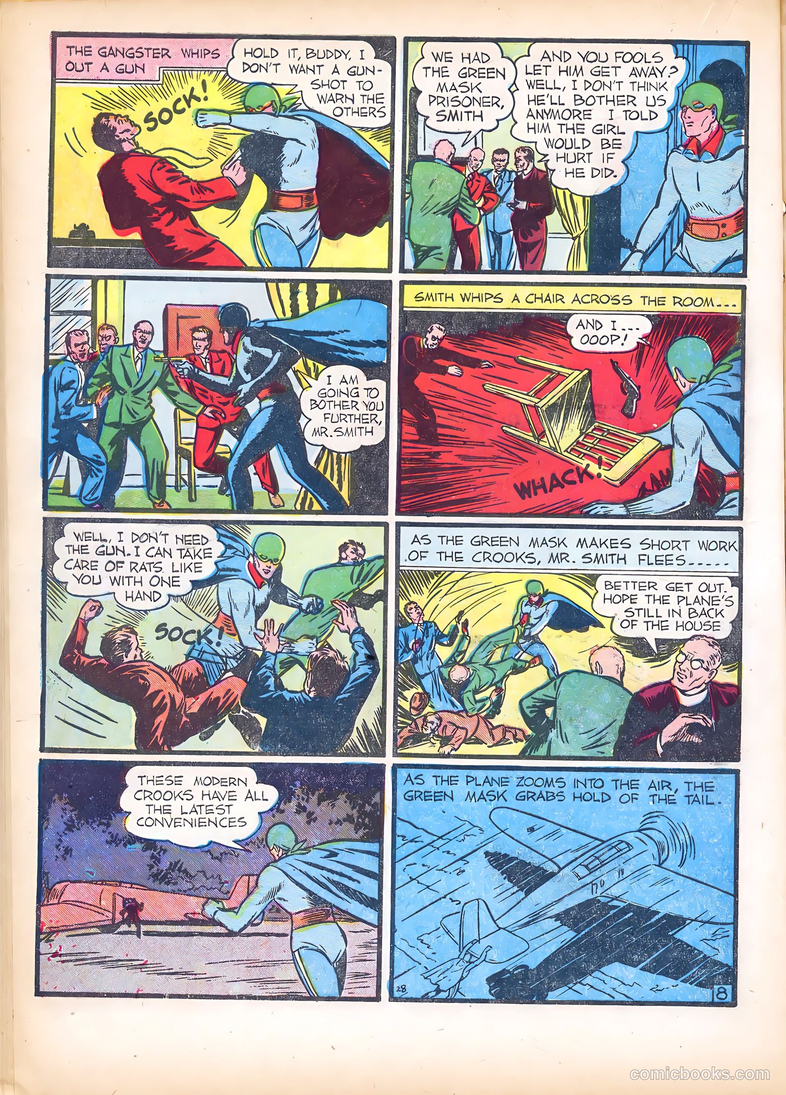 The Green Mask #3 (1940) — page 30 of 67
