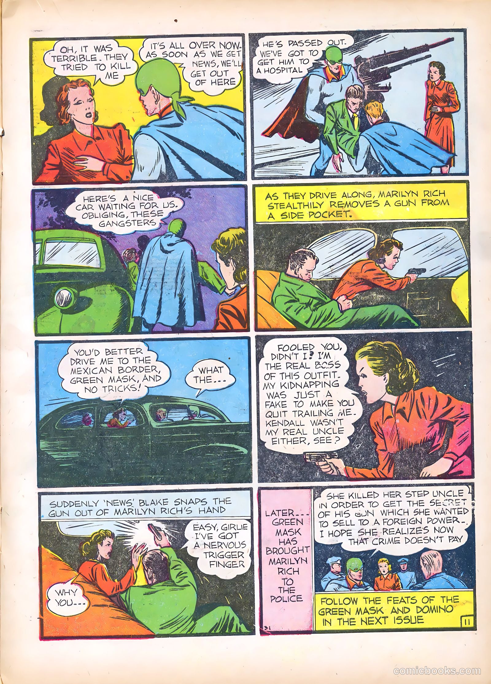 The Green Mask #3 (1940) — page 33 of 67