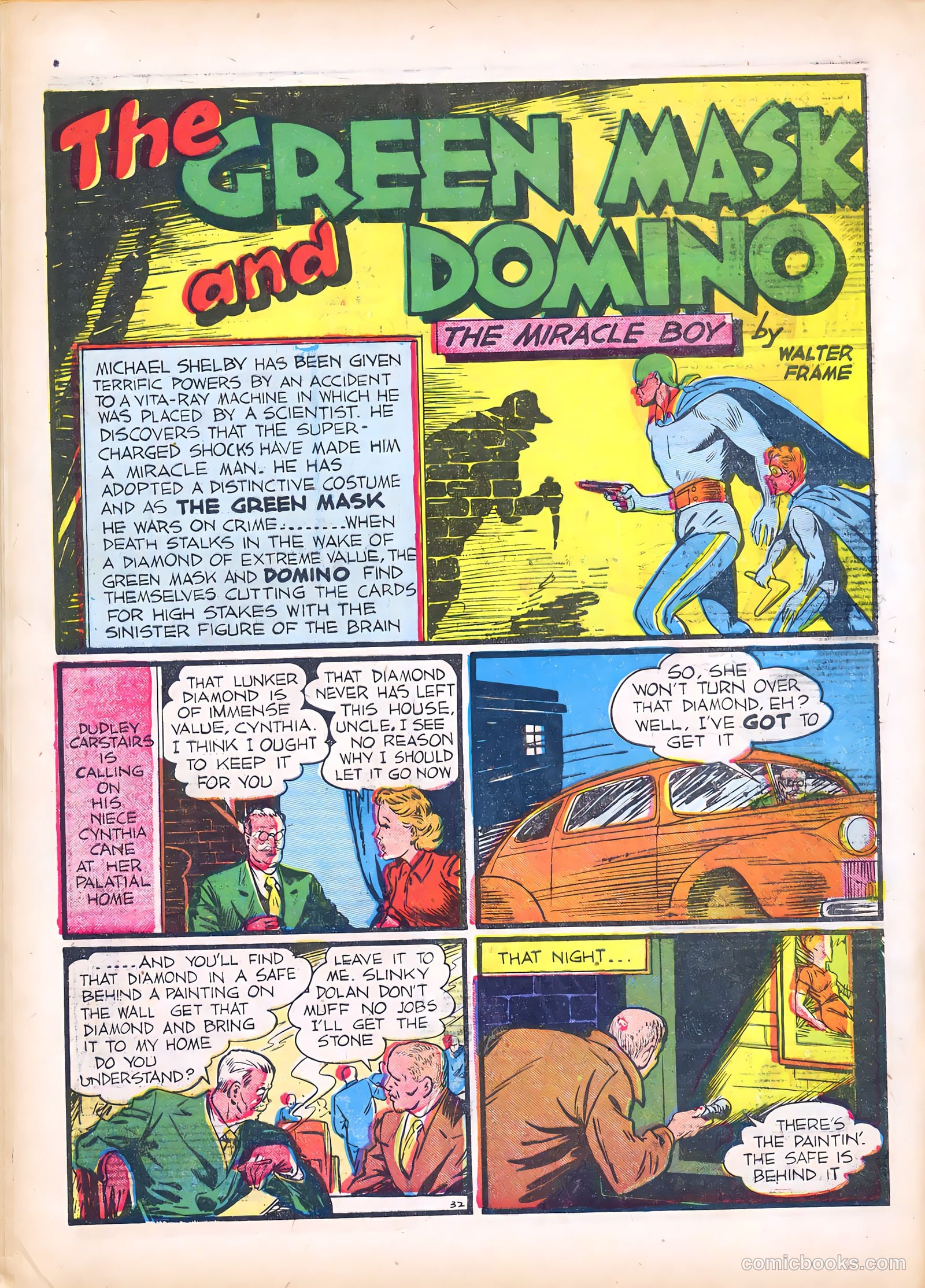The Green Mask #3 (1940) — page 35 of 67