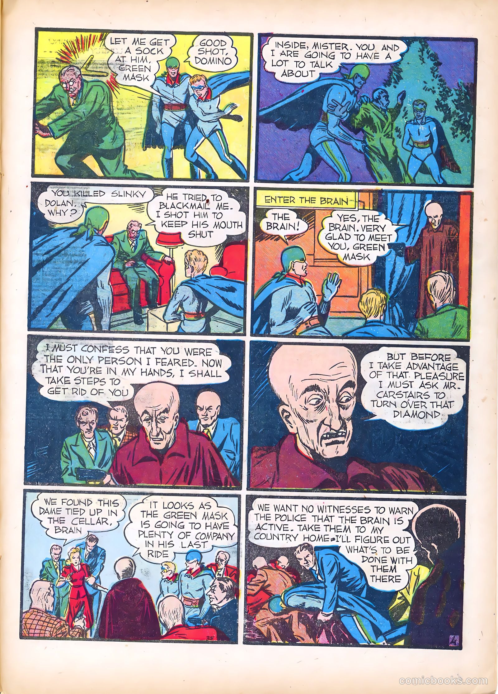 The Green Mask #3 (1940) — page 38 of 67